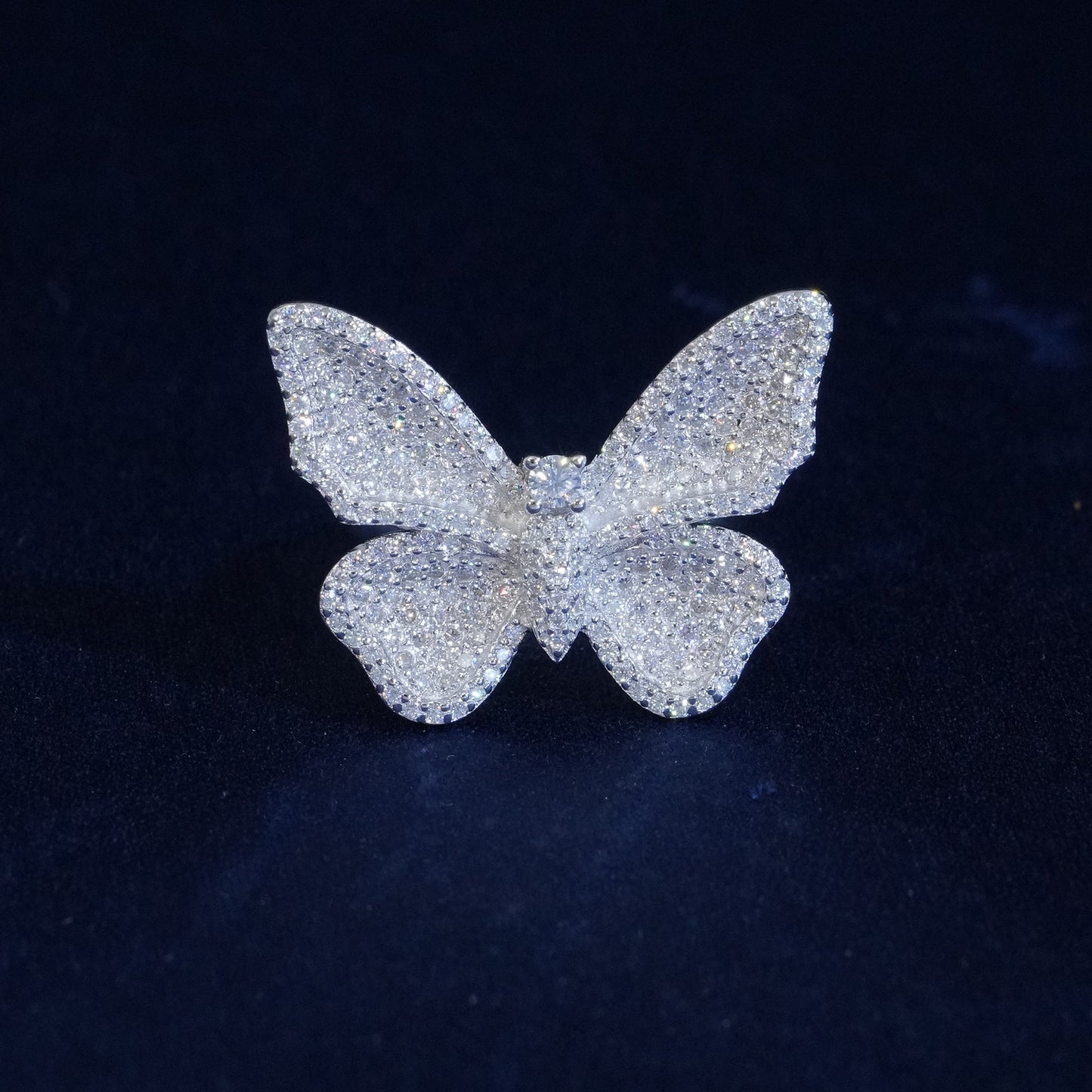 Moissanite Elegant Butterfly Rings