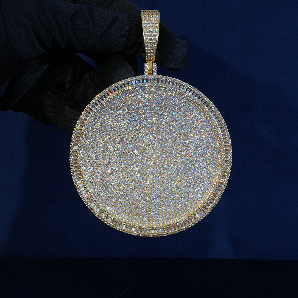 Diamond Disc Pendant