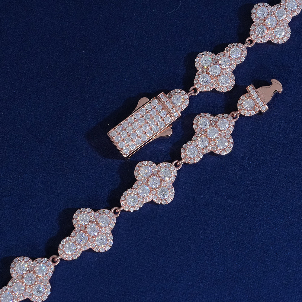 13mm Diamond Cross Necklace