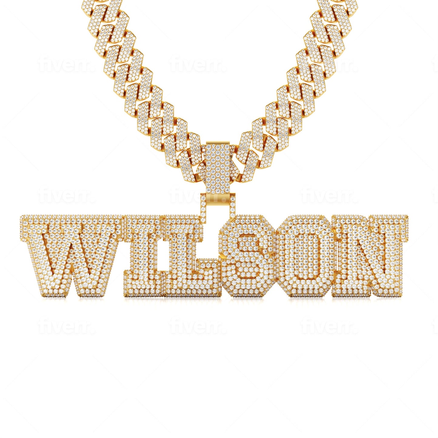 CUSTOM UNIVERSITY FONT LETTER PENDANT