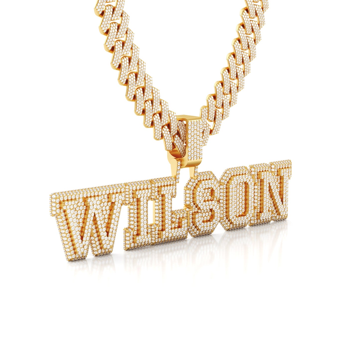 CUSTOM UNIVERSITY FONT LETTER PENDANT