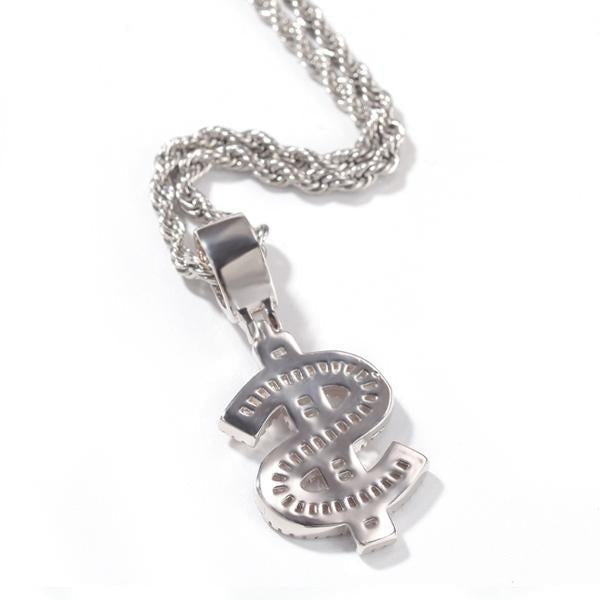Baguette Digital Symbol Pendant