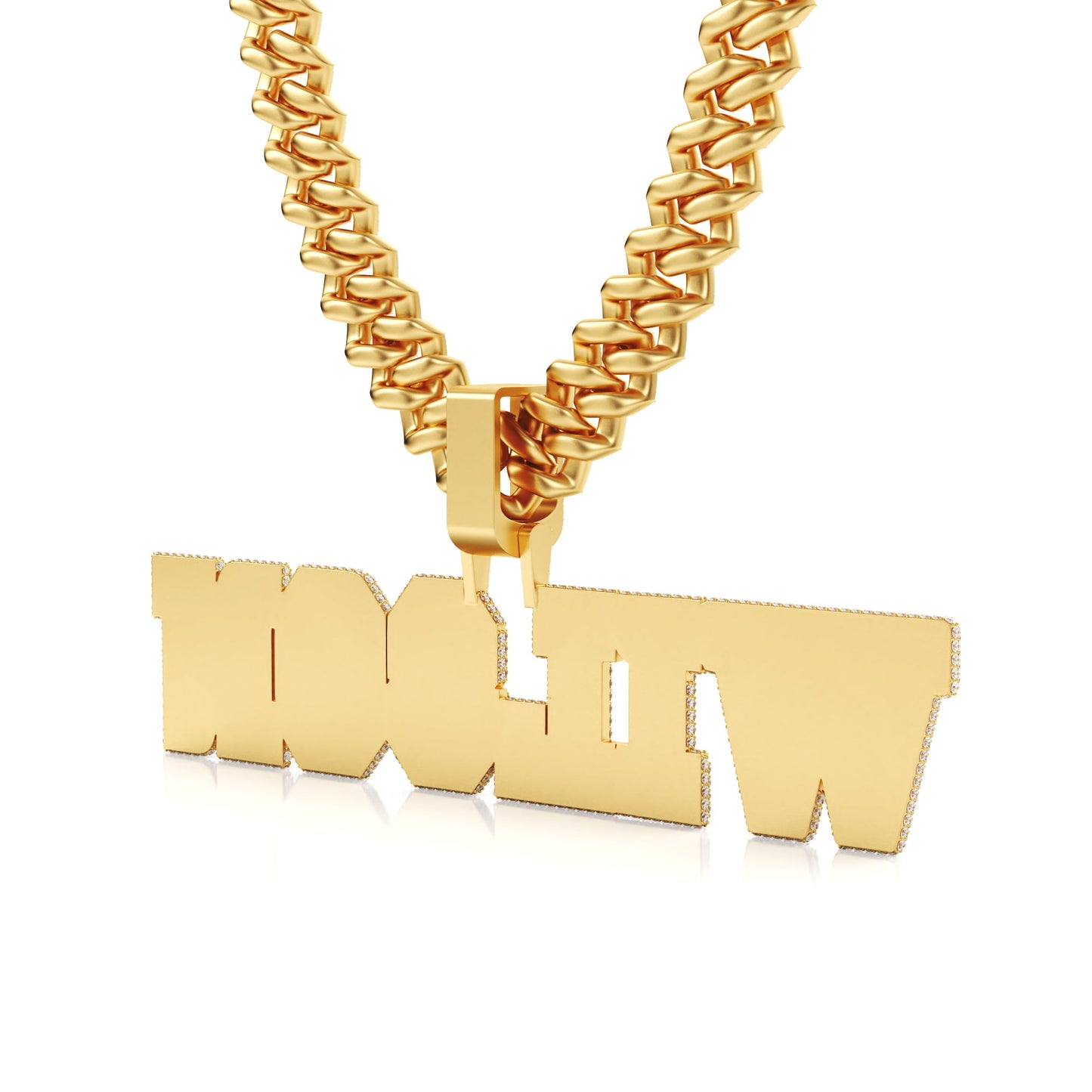 CUSTOM UNIVERSITY FONT LETTER PENDANT