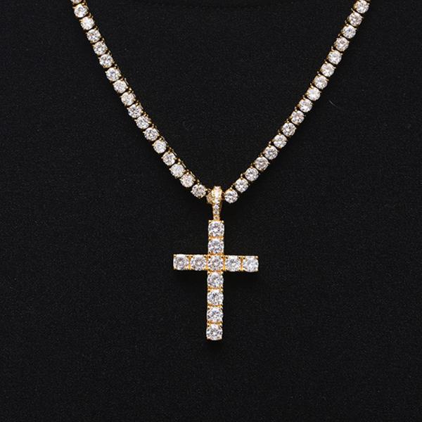 Tennis Cross Pendant