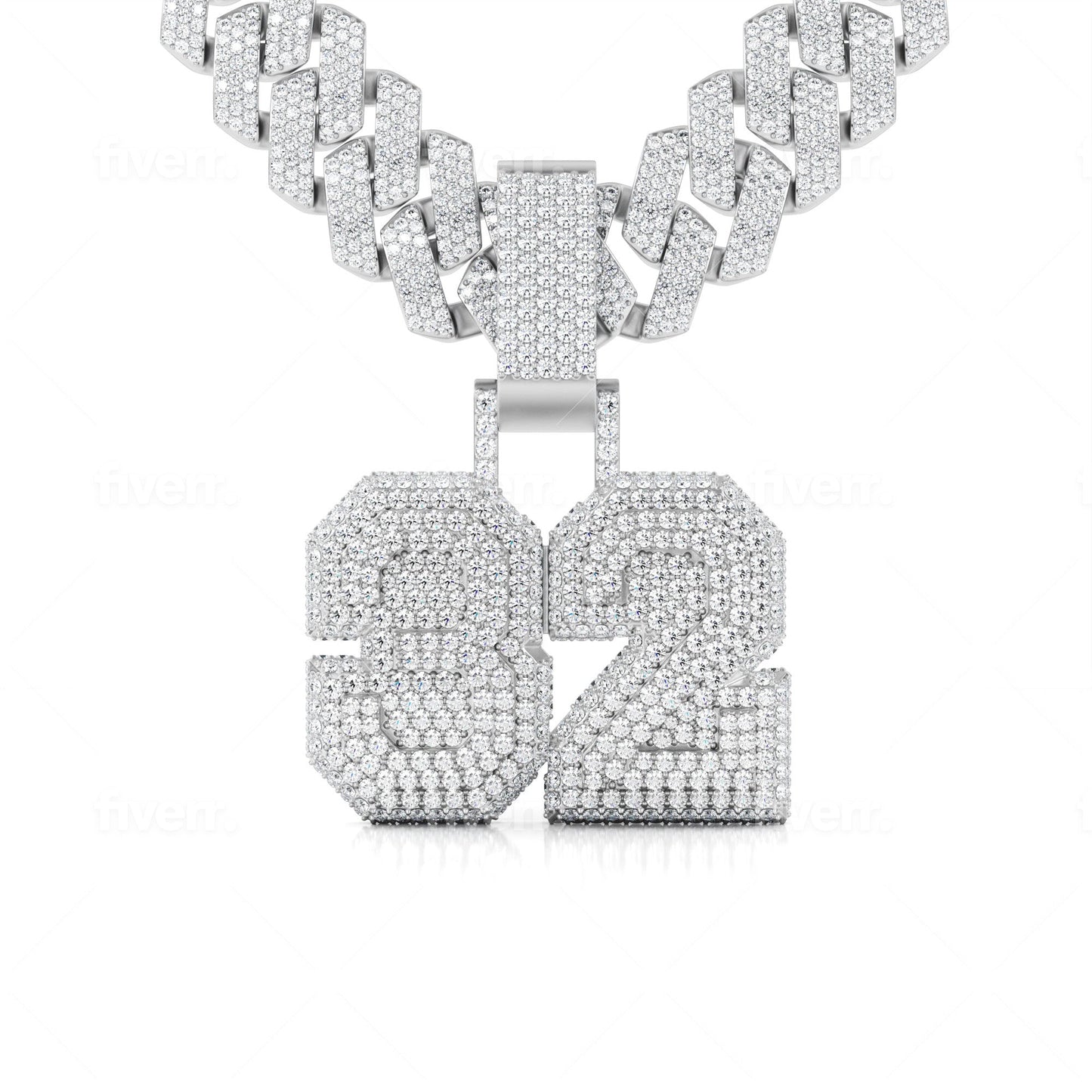 CUSTOM UNIVERSITY FONT LETTER PENDANT