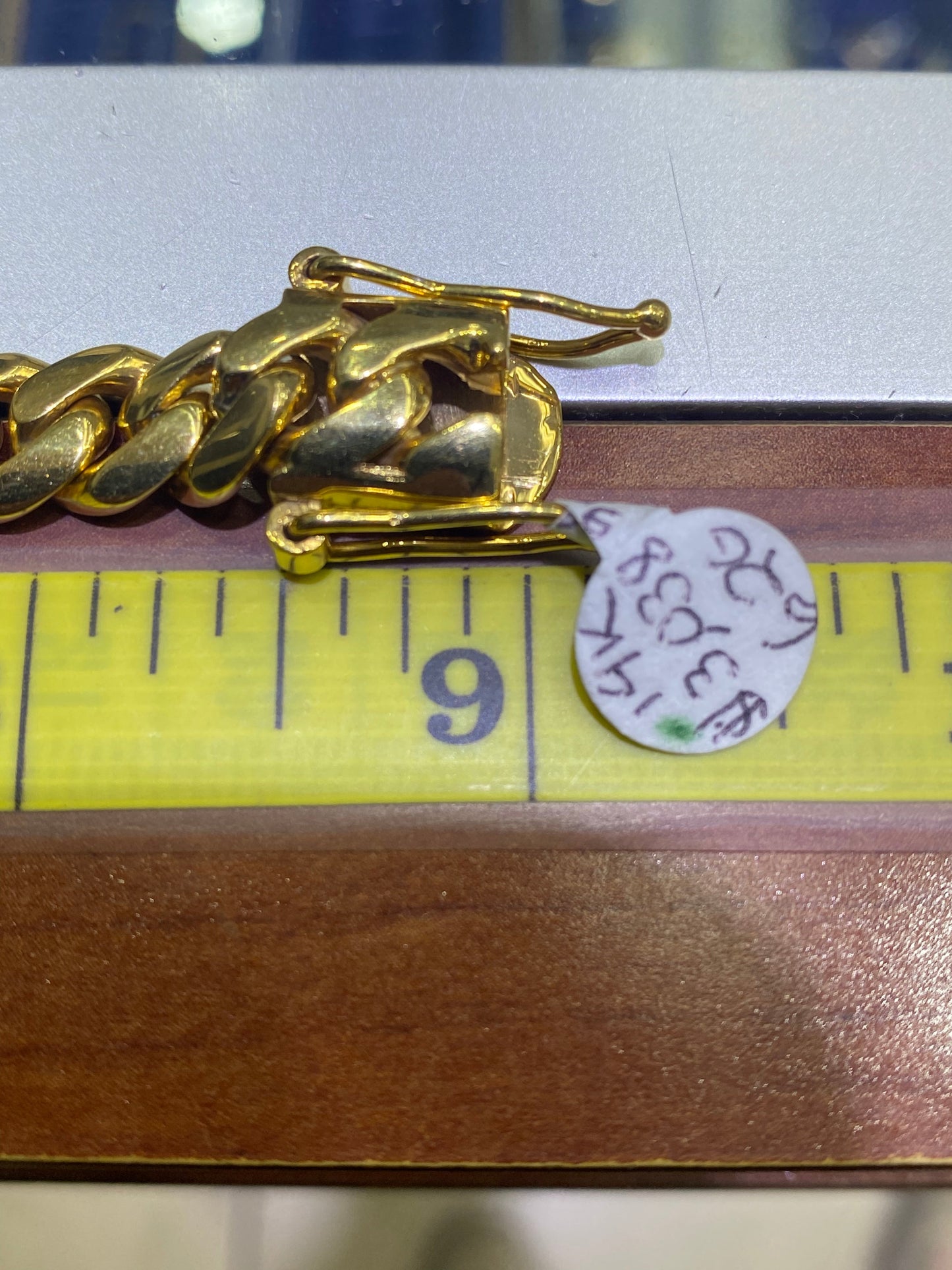 NEW 14k HANDMADE SOLID MIAMI CUBAN LINK BRACELET