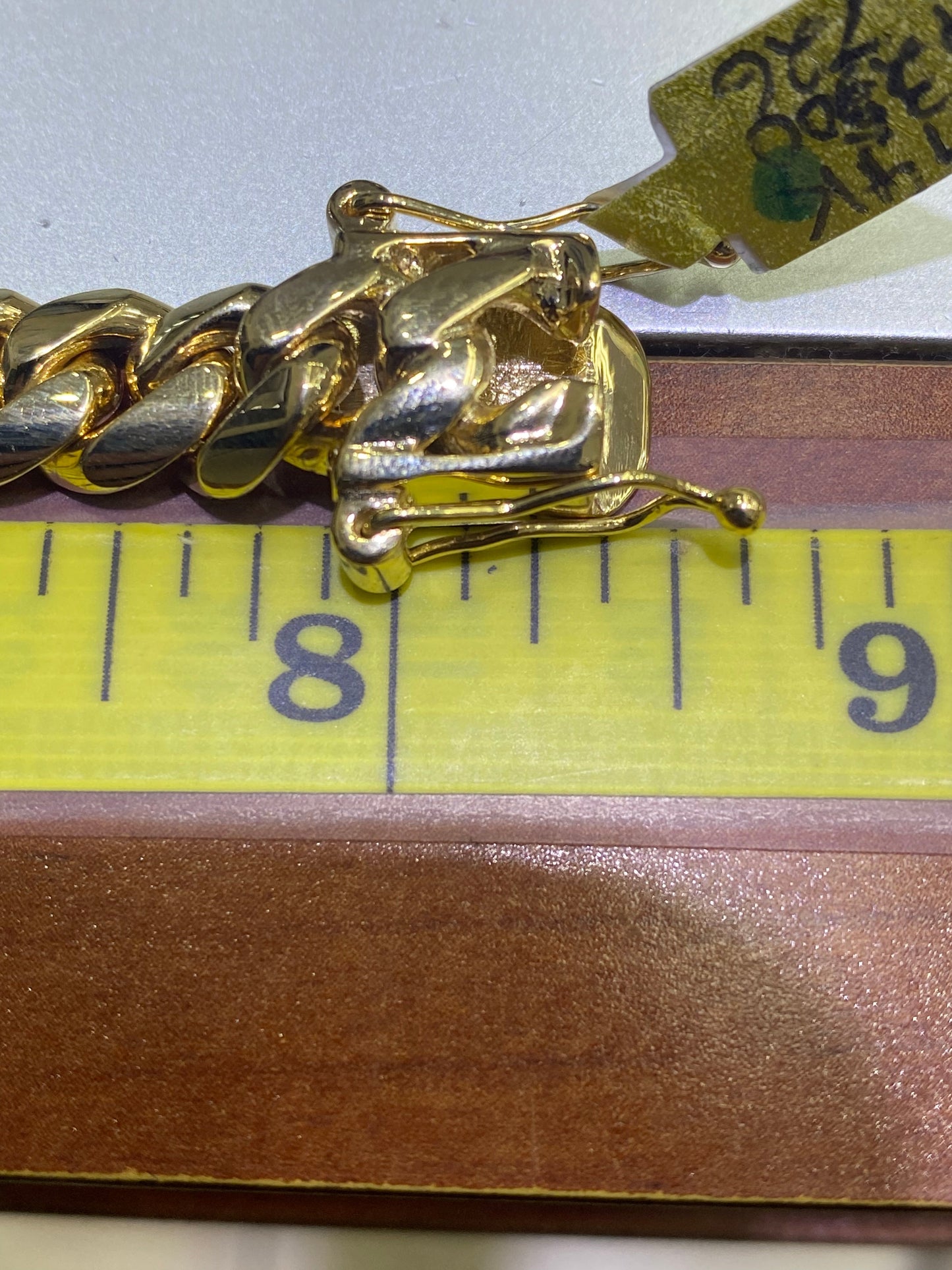 New 10k Solid Miami cuban LInk bracelet 10.2mm wide,8.5 inches,47 grams