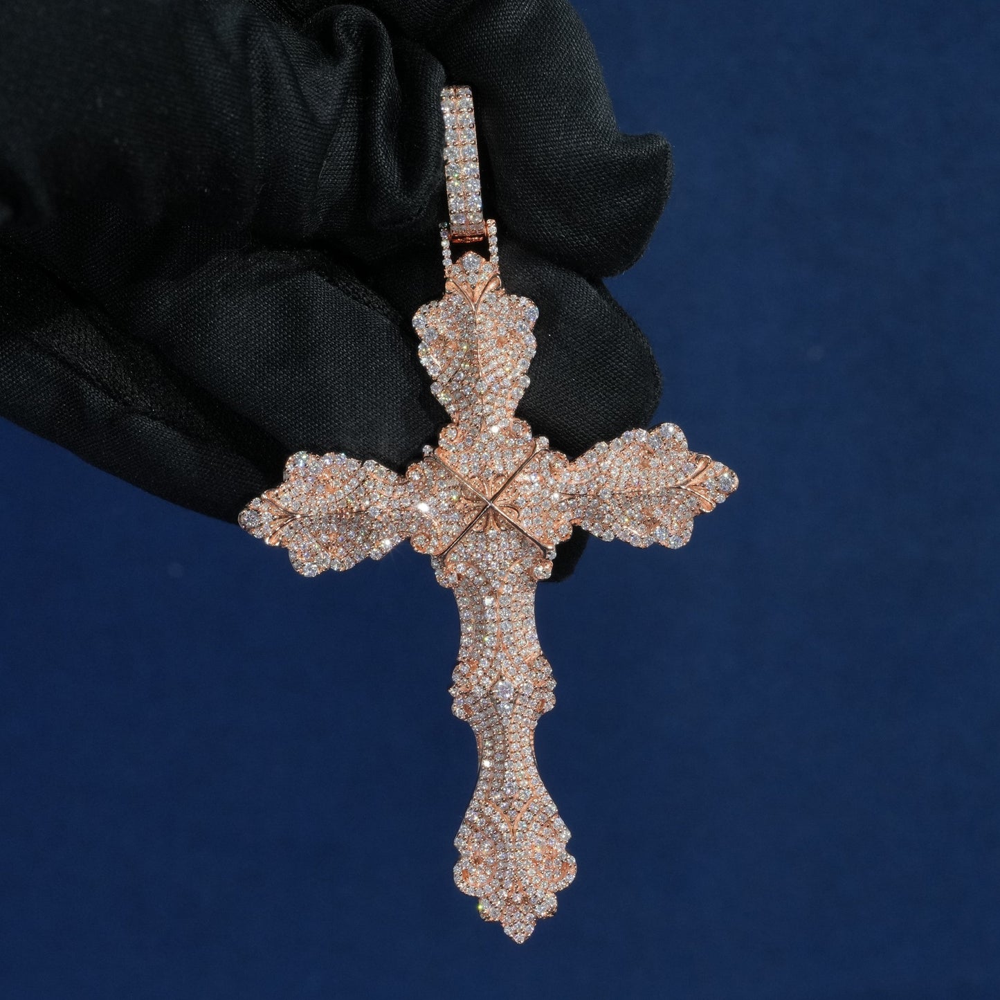 Moissanite S925 Cross Pendant
