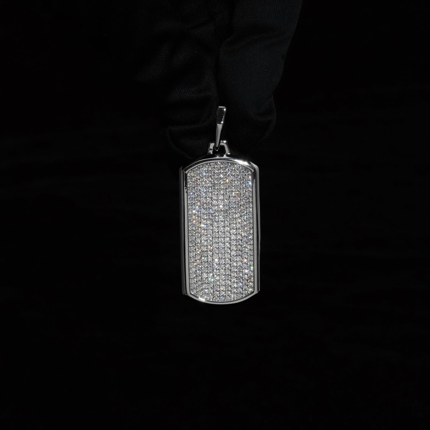Iced Classic Tag Pendant