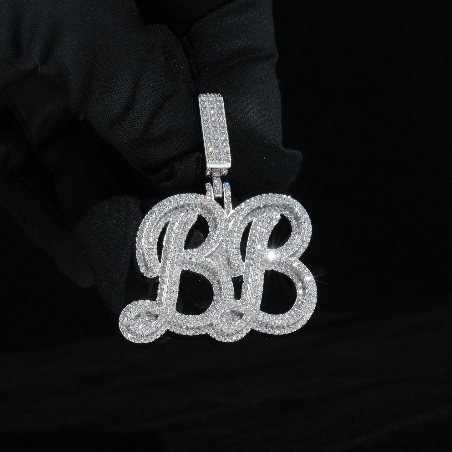 Moissanite S925 Script Custom Pendant