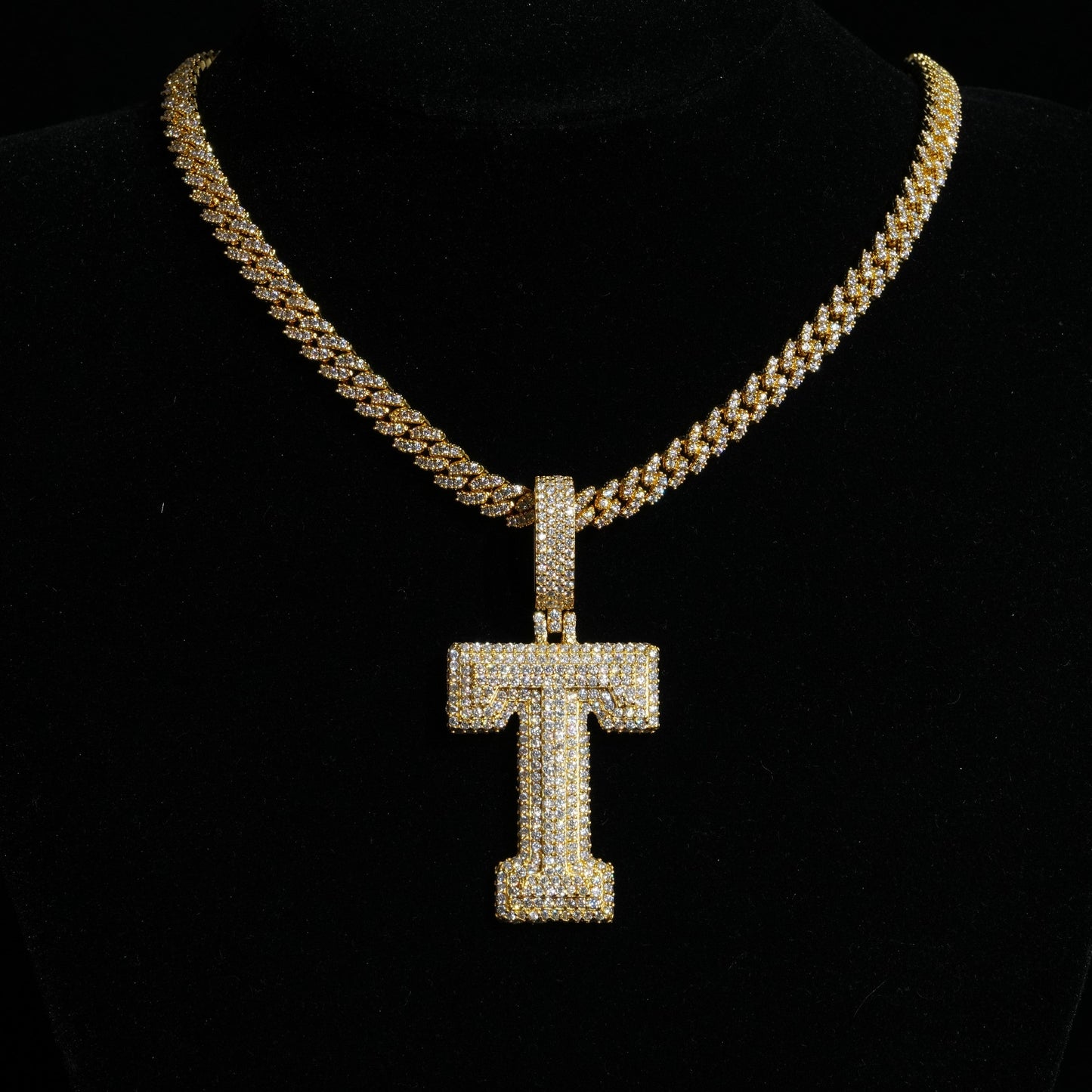 CUSTOM UNIVERSITY FONT LETTER PENDANT