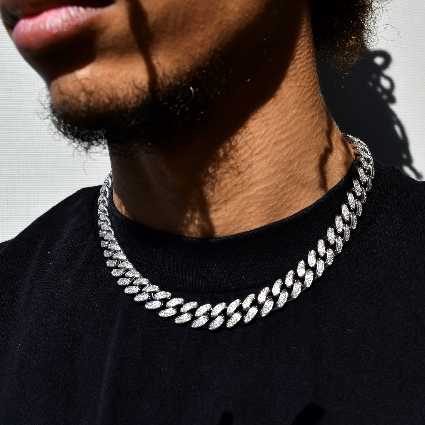 12mm Diamond Cuban Link Chain