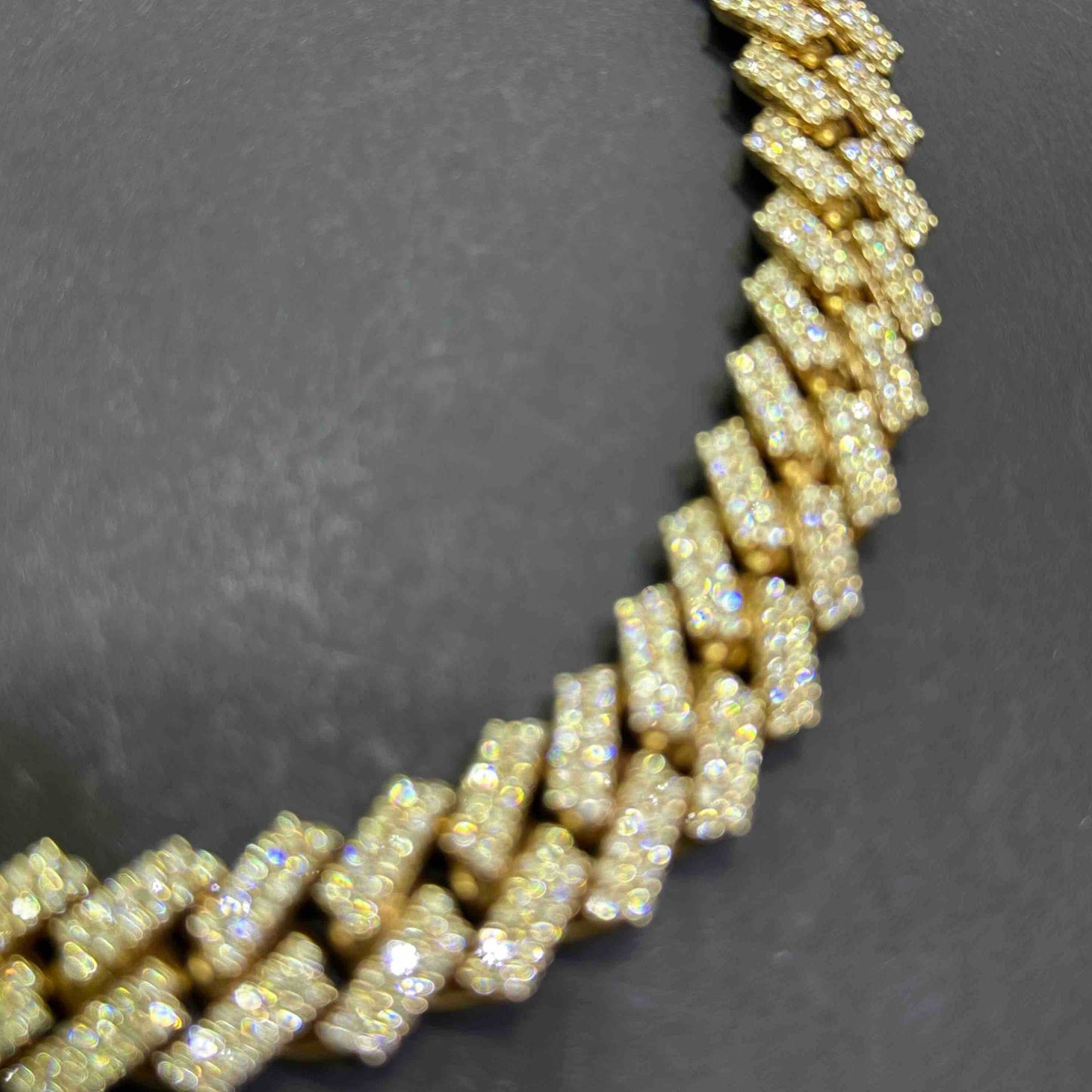 10k Bust Down Cuban Link Heavy Chain