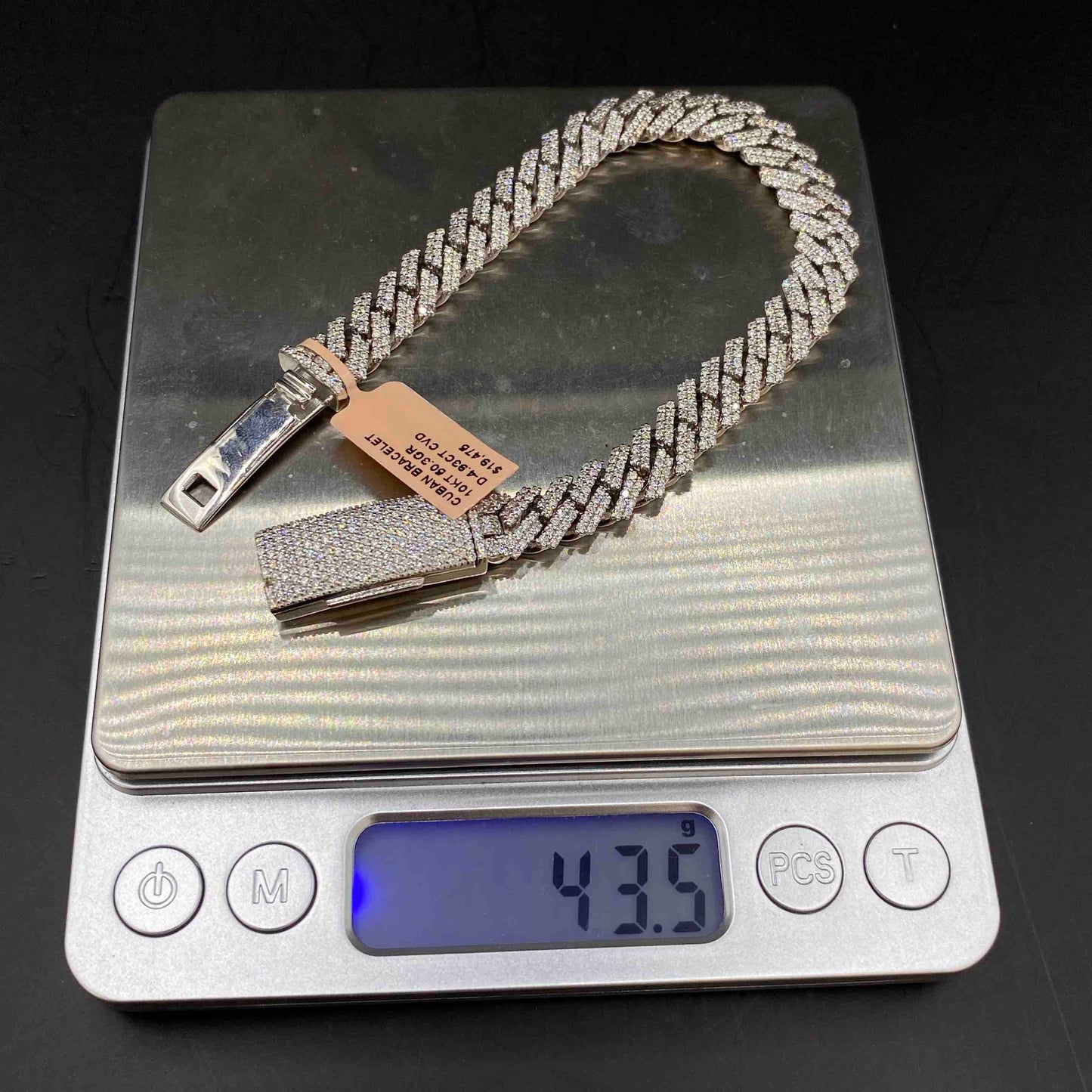 10k CBD VVS Iced Out Cuban Link Bracelet | REAL CVD VVS