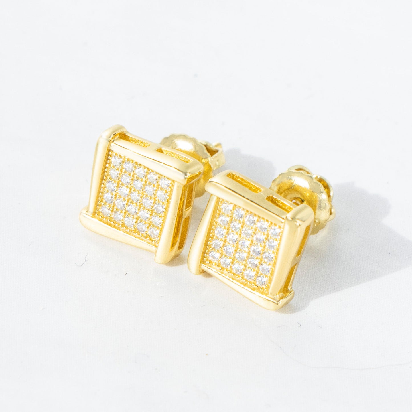 8.5mm Moissanite S925 Stud Earrings