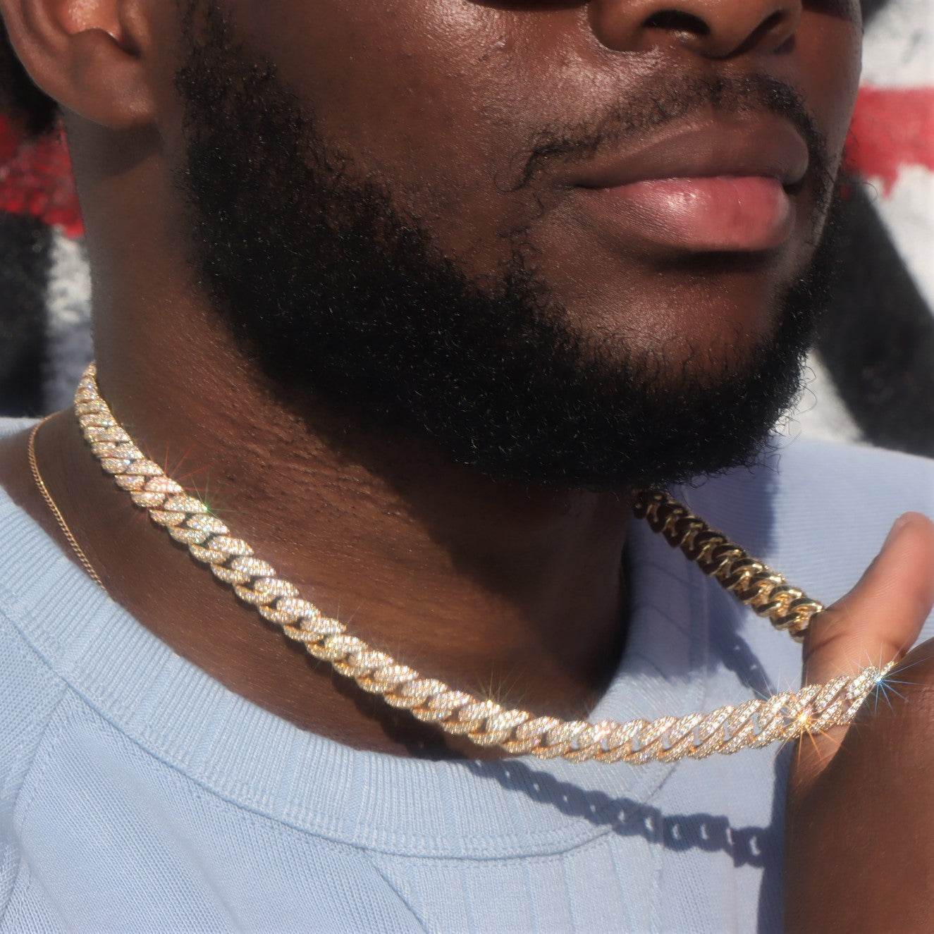 10mm Diamond Cuban Chain