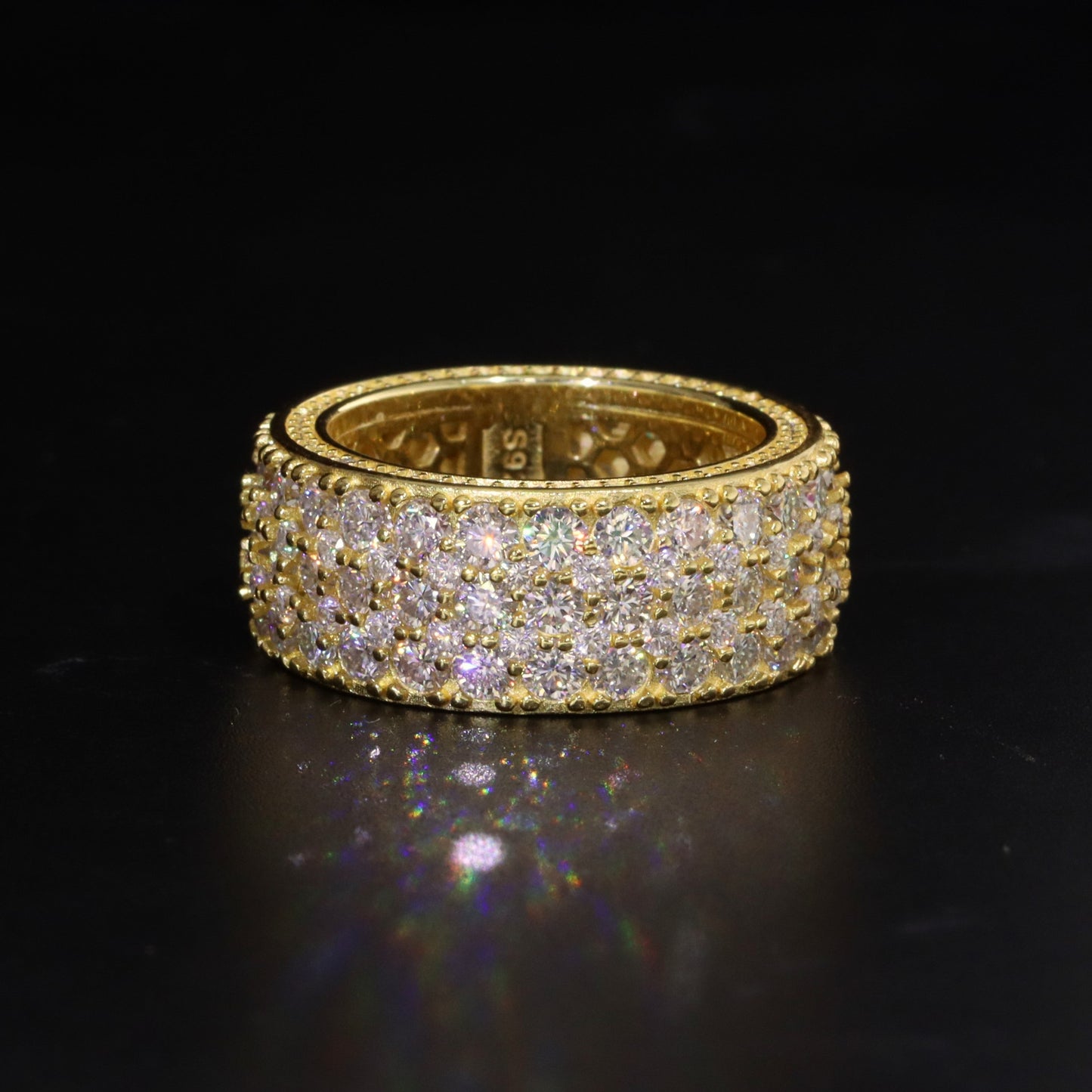 5 Layers Moissanite Ring Band