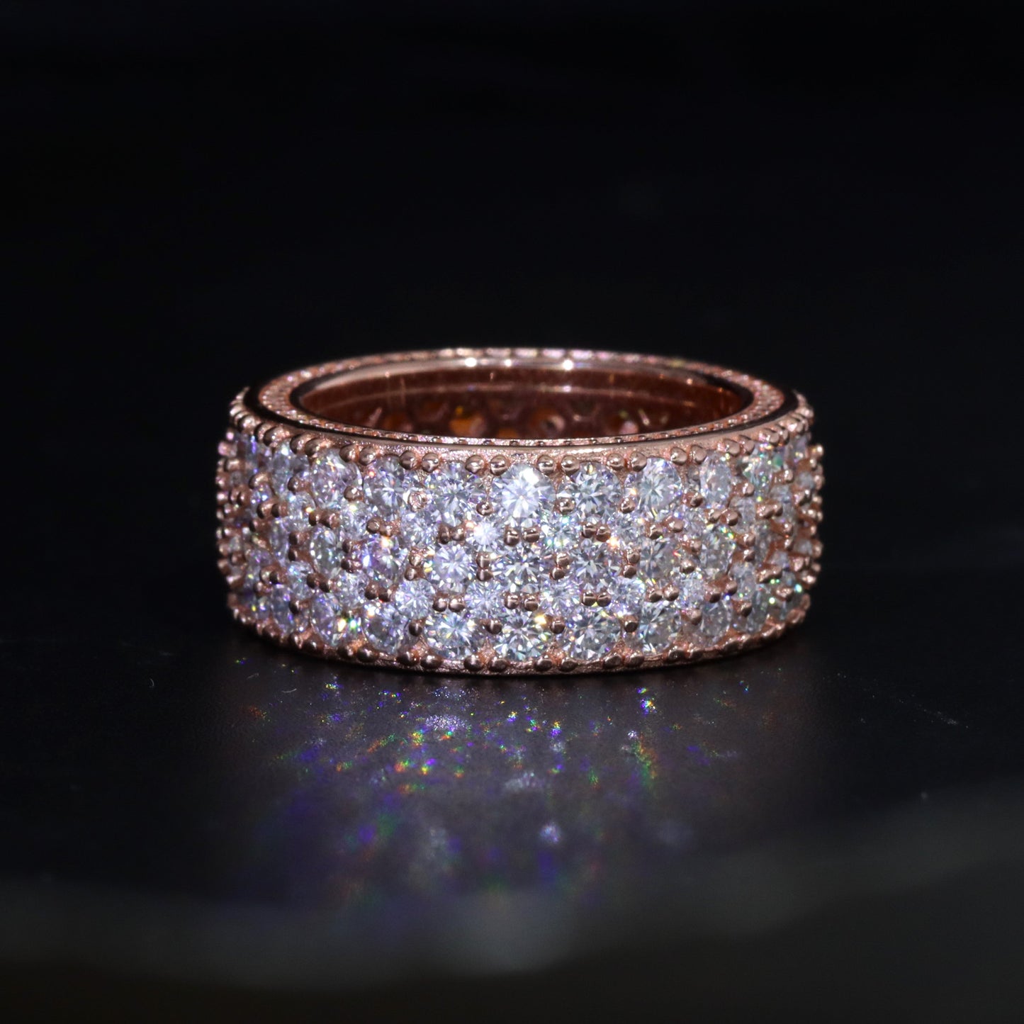 5 Layers Moissanite Ring Band