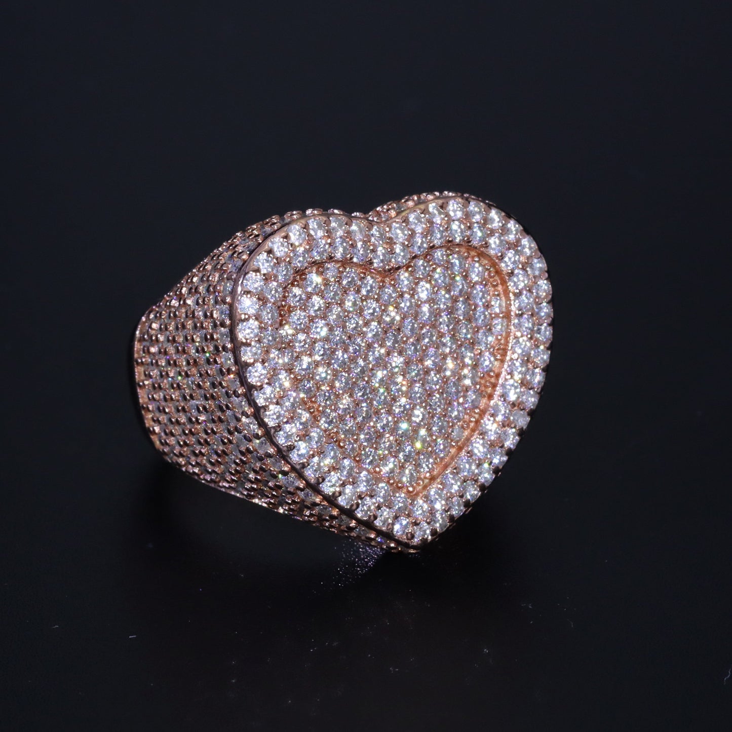 Moissanite Heart Shape Ring