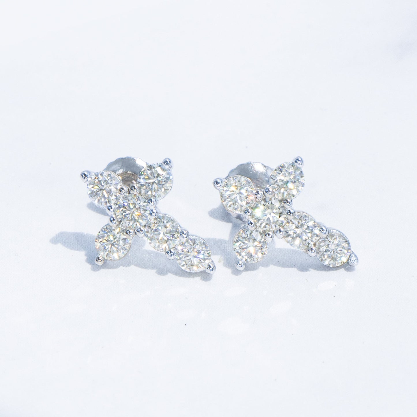 Micro Cross Stud Earrings