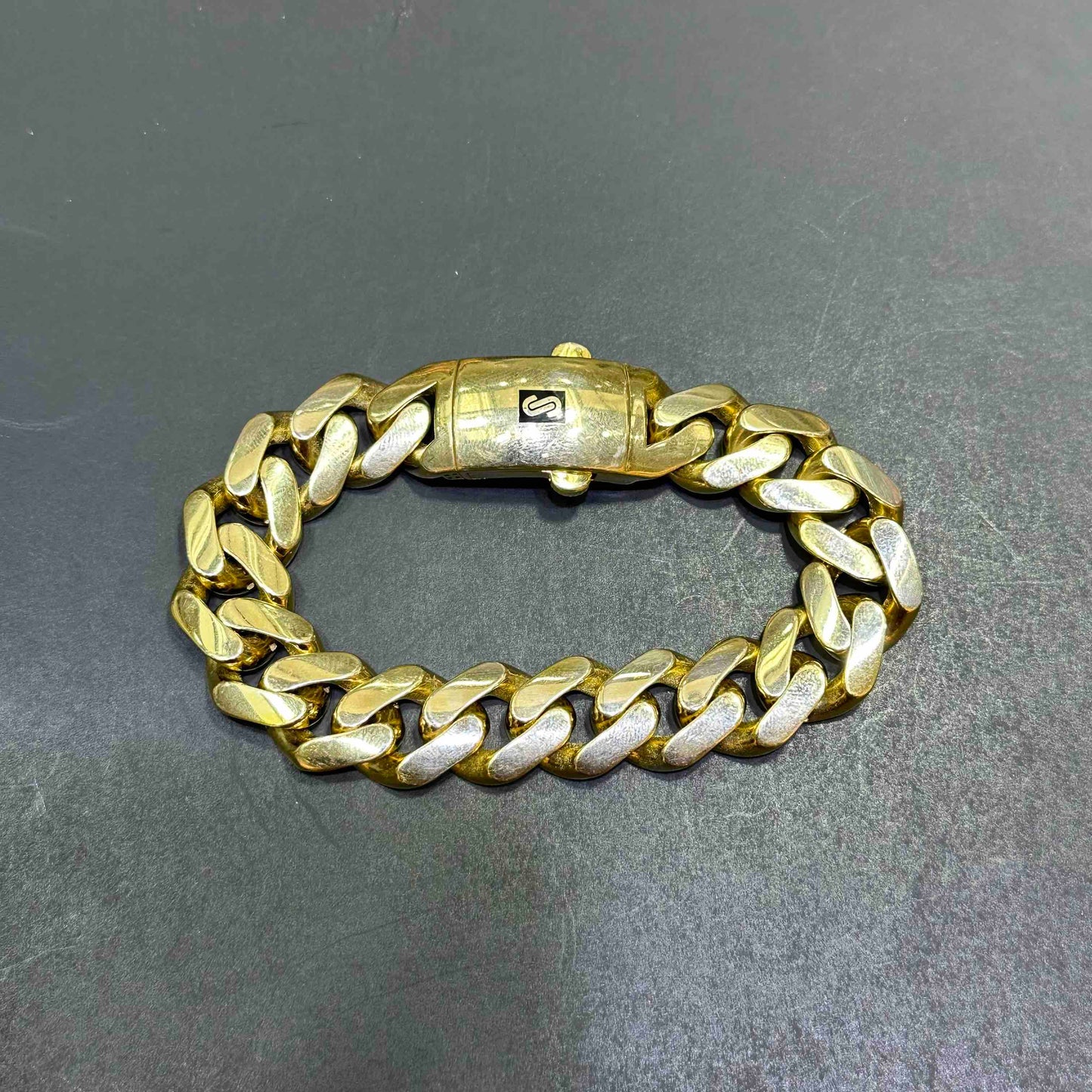 10k Monaco Gold Bracelet Cuban