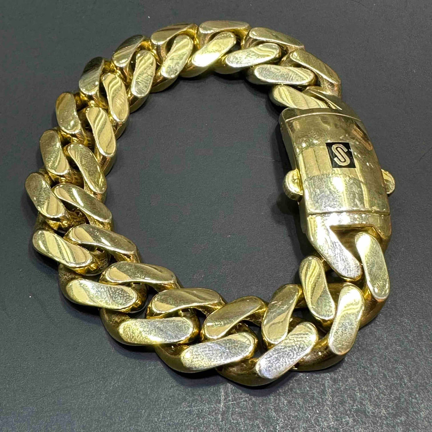 10k Monaco Gold Bracelet Cuban