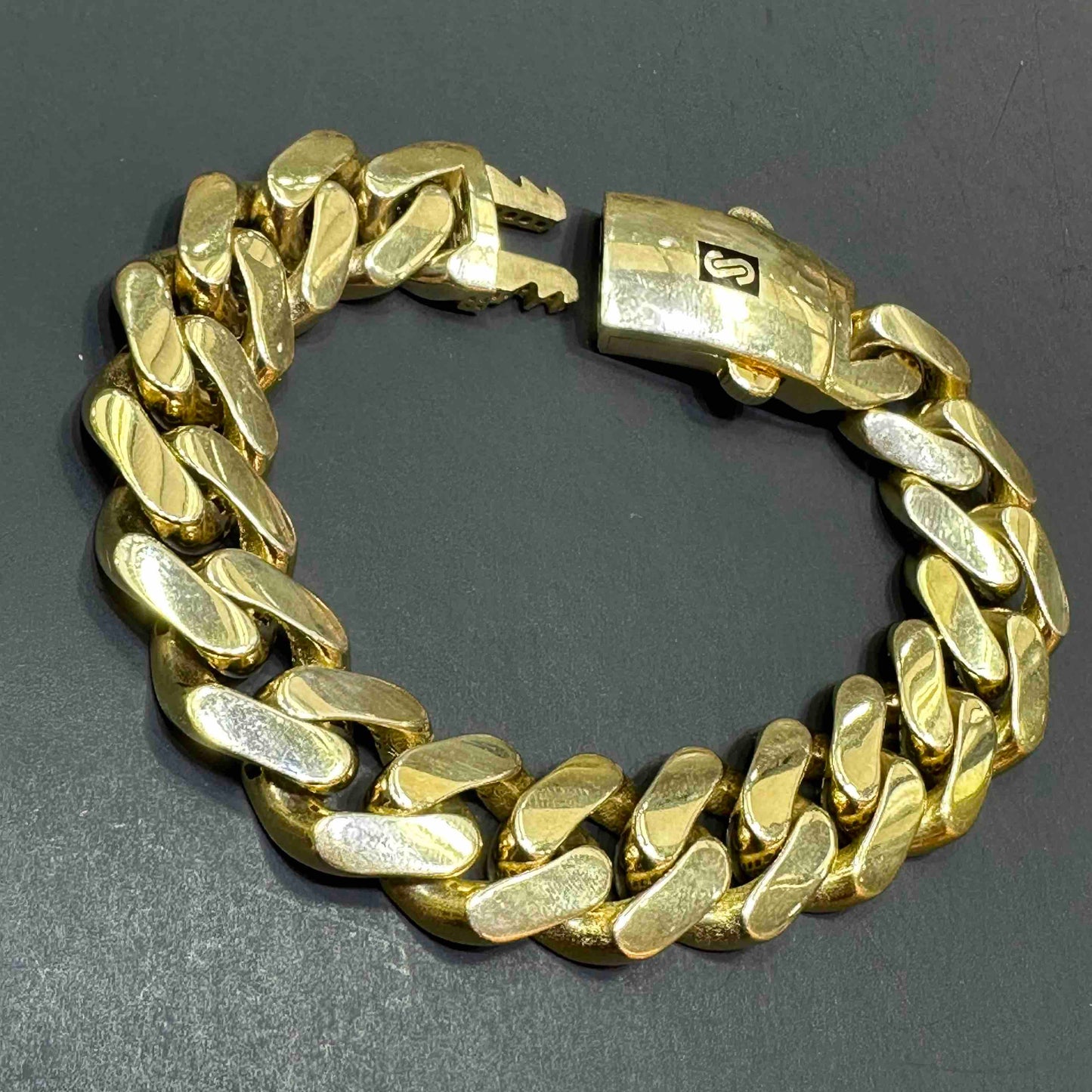 10k Monaco Gold Bracelet Cuban