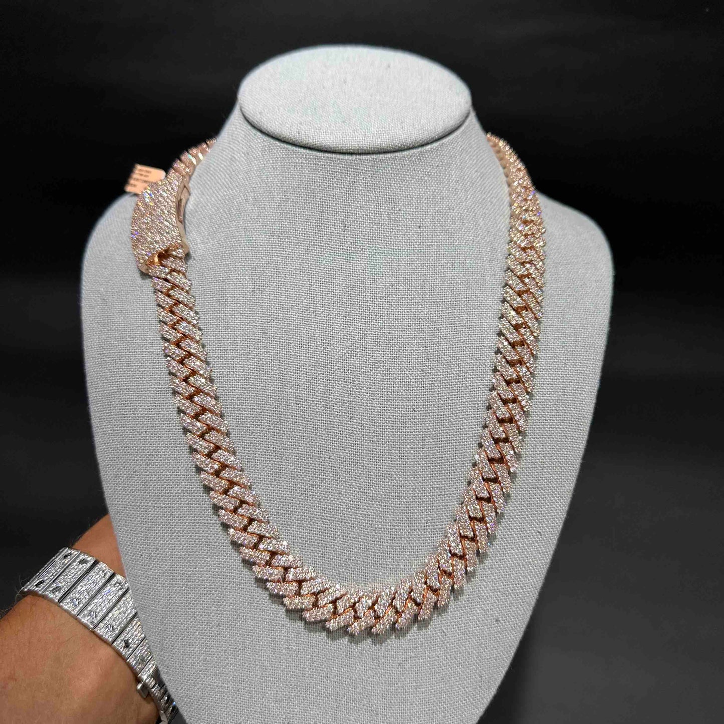 10k VVS Rose Gold Cuban Link Chain | 360 Grams | 40 CTs