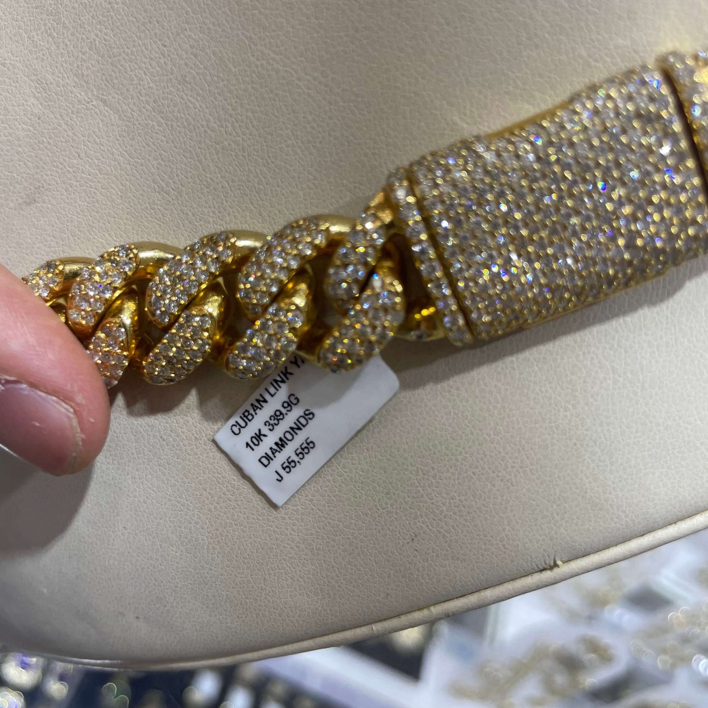 10k Yellow Gold Bust Down Cuban Link Chain | 15+ Cts VS1 | 300-400 Grams