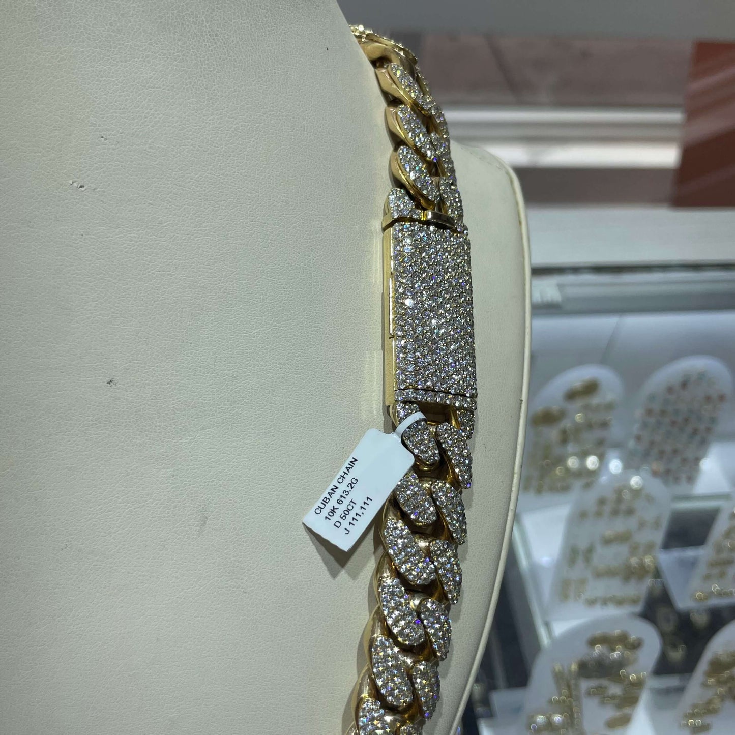 10k Rose Gold Cuban Link Bust Down | 600 Grams | 60+ Cts