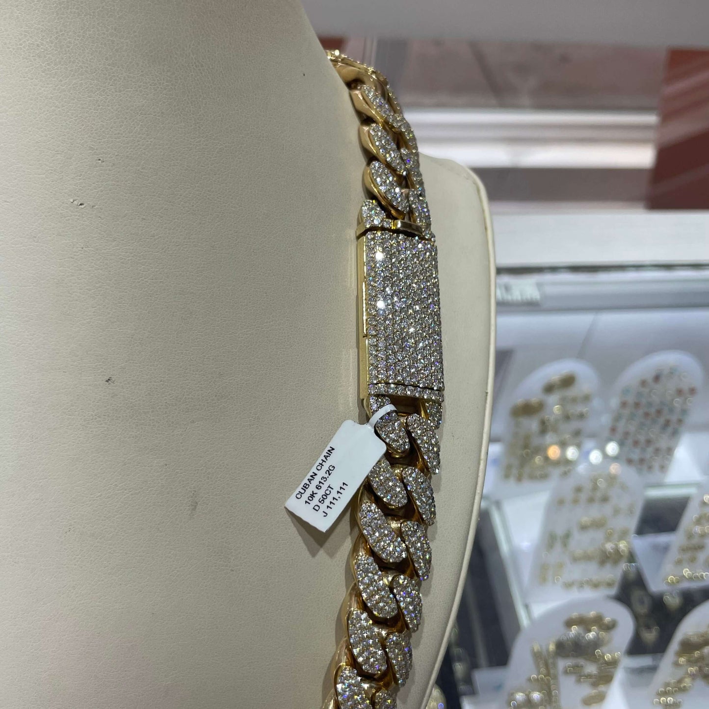 10k Rose Gold Cuban Link Bust Down | 600 Grams | 60+ Cts