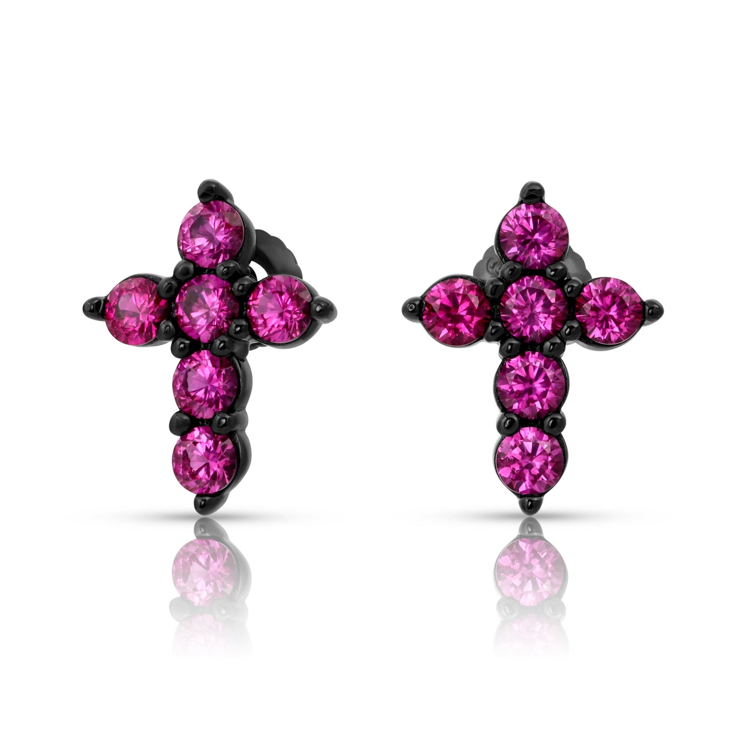Micro Cross Stud Earrings