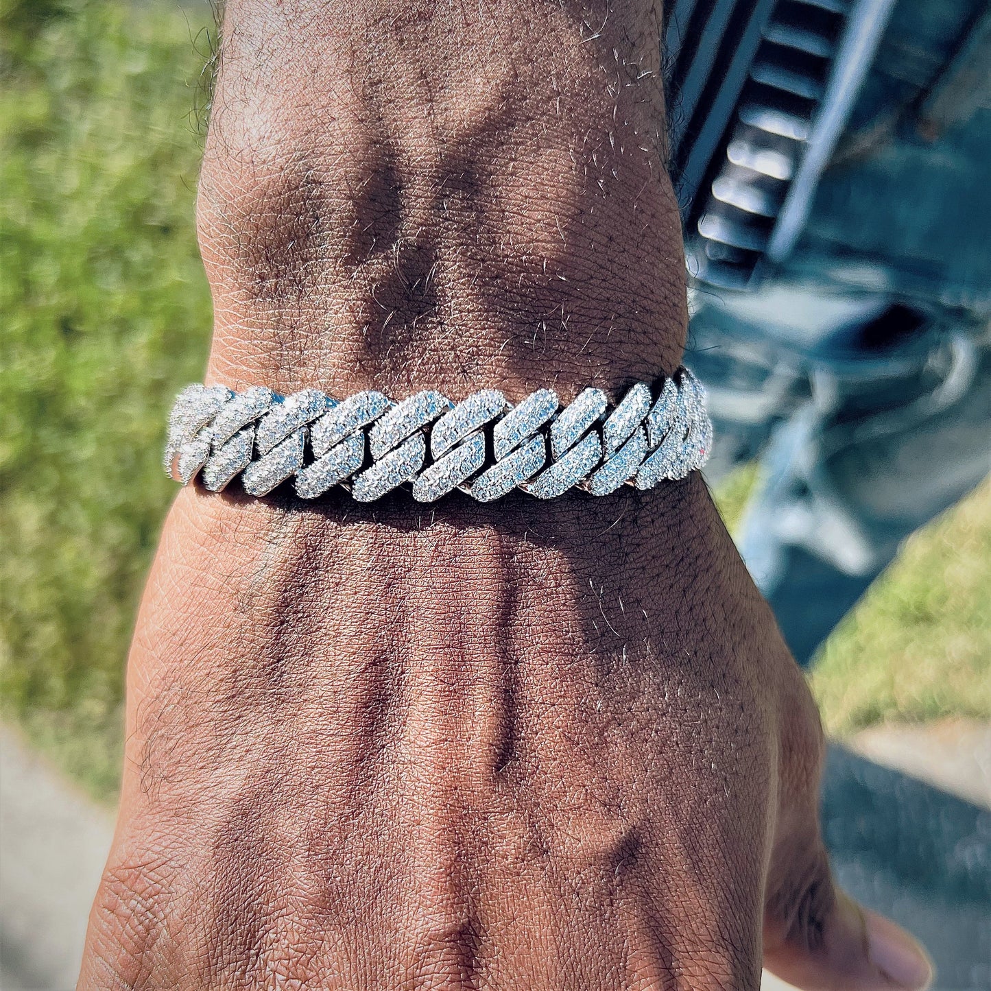 14mm Prong Cuban Link Bracelet