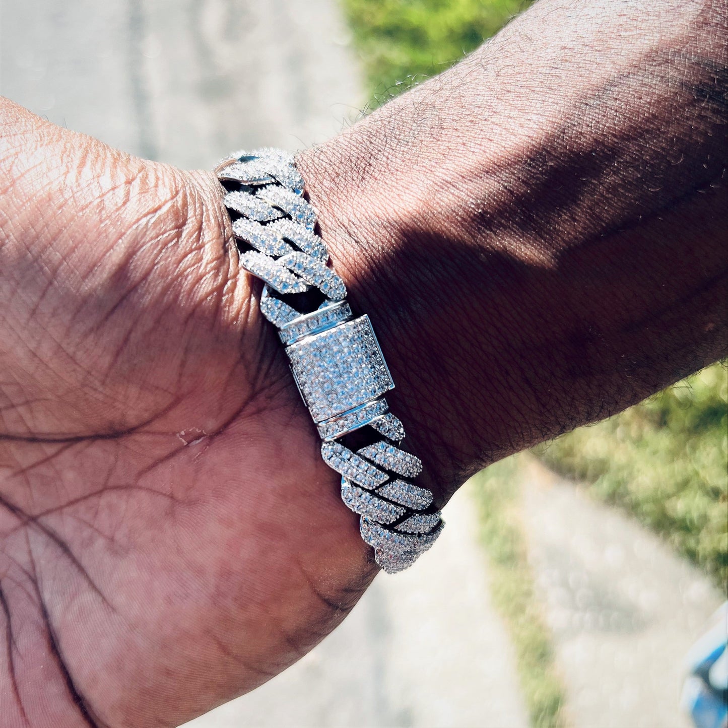 14mm Prong Cuban Link Bracelet
