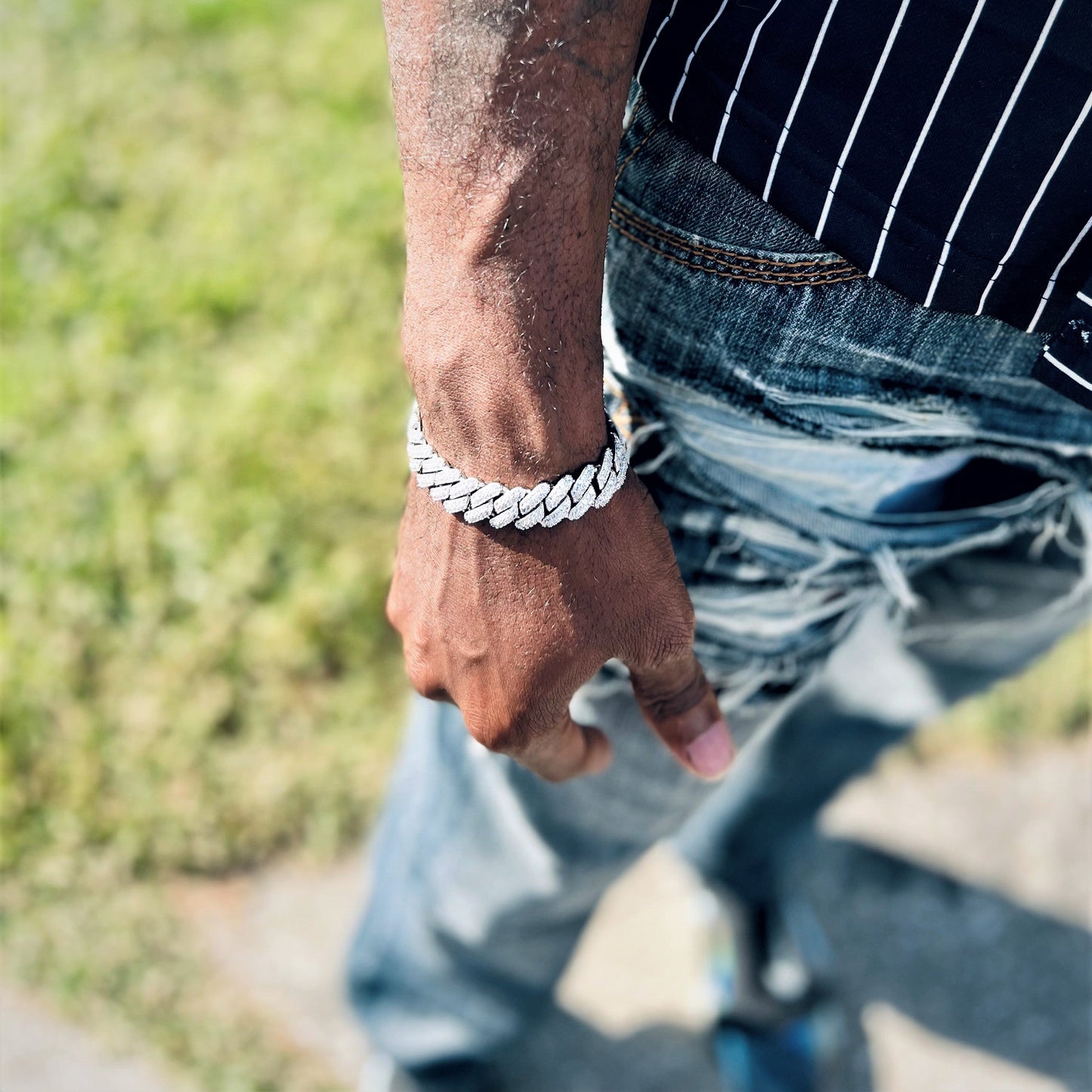 14mm Prong Cuban Link Bracelet