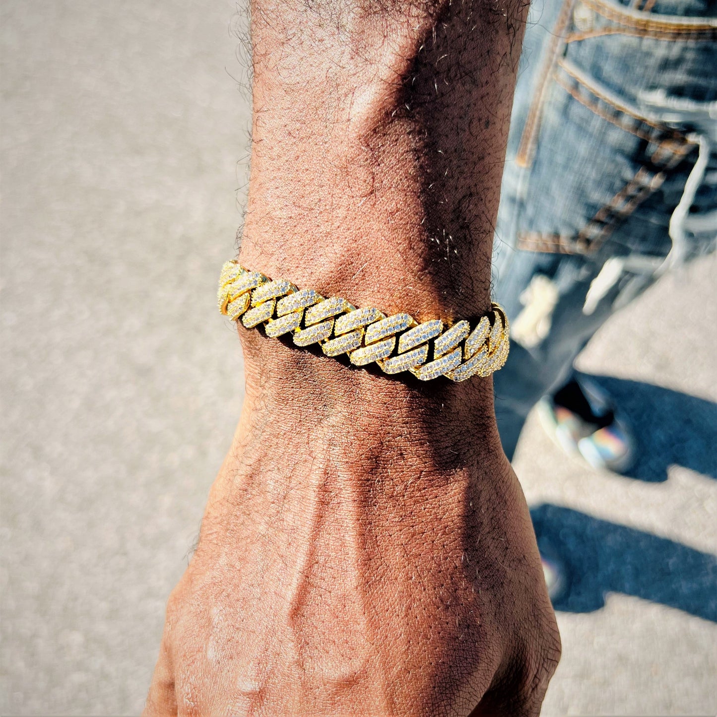 14mm Prong Cuban Link Bracelet