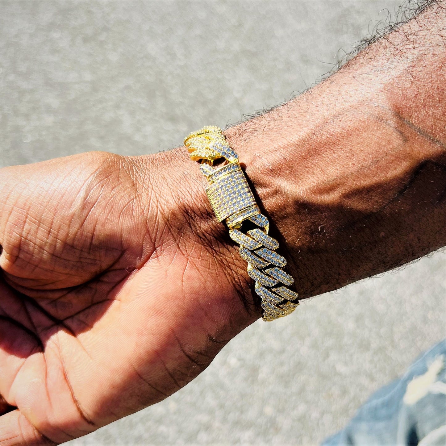 14mm Prong Cuban Link Bracelet