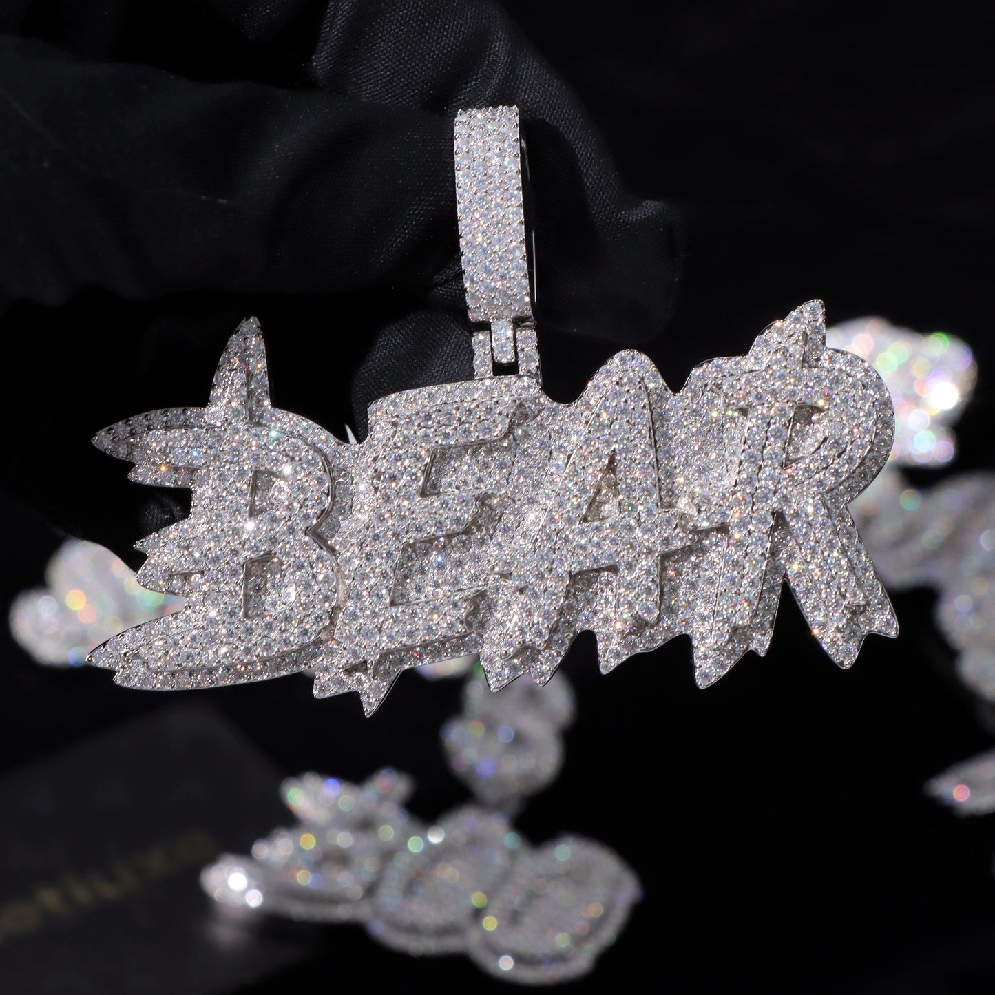 Moissanite Trendy Custom Letter Pendant