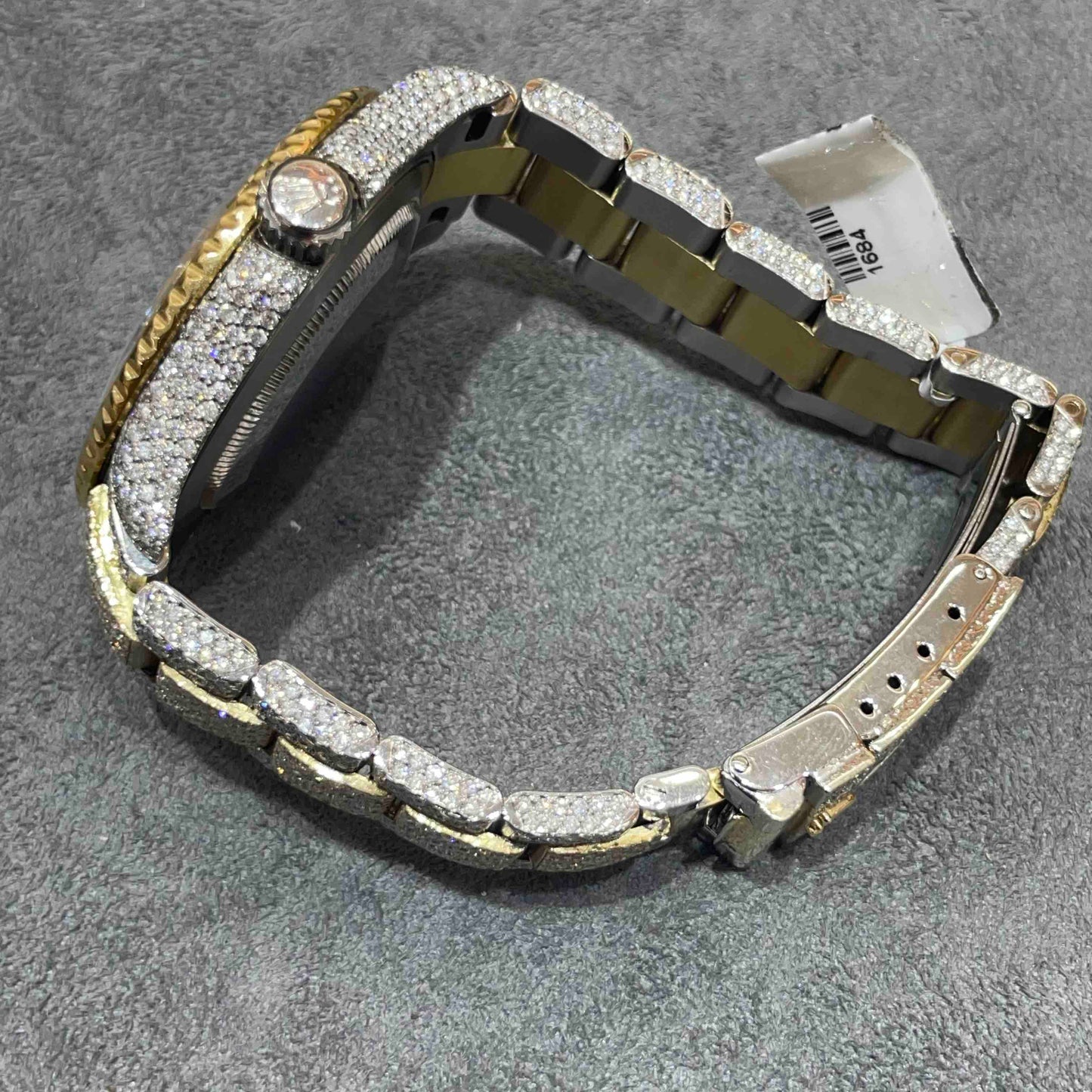 Yacht Master Iced Out 40mm ROLEX Two-Tone | 18k Gold | 22cts Vs-1