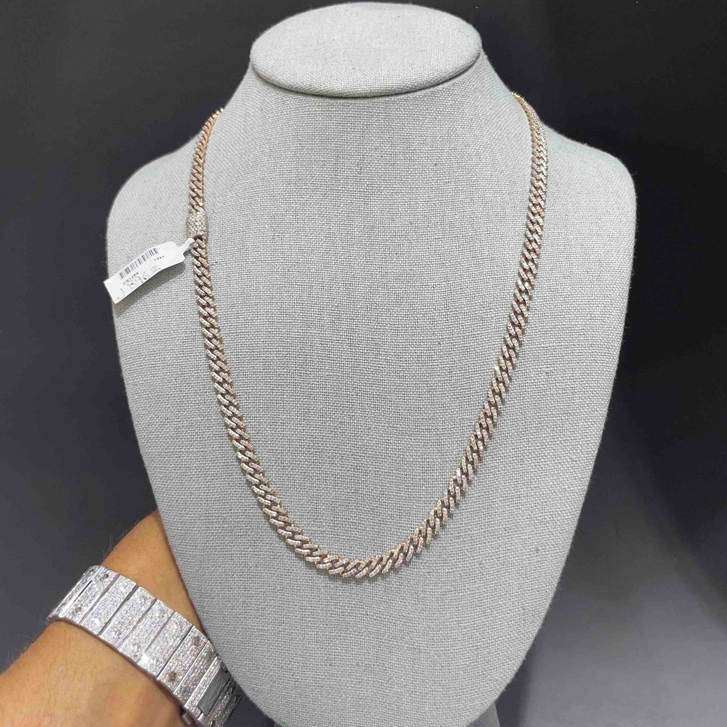 10k Rose Gold Cuban Link Chain 5MM