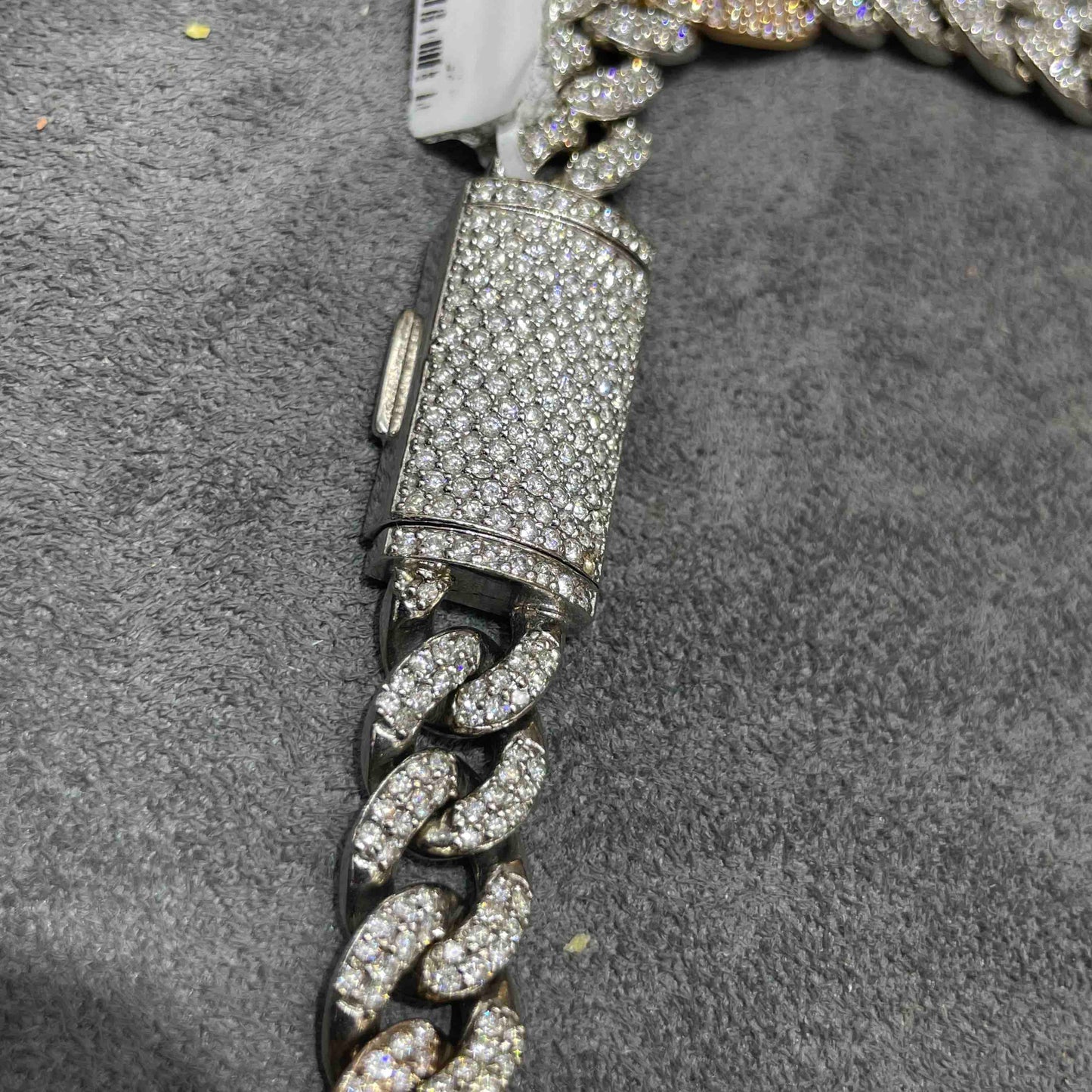 14k Bust Down Mariner Cuban Chain Rose 163 Grams | 19 ct | Two Tone