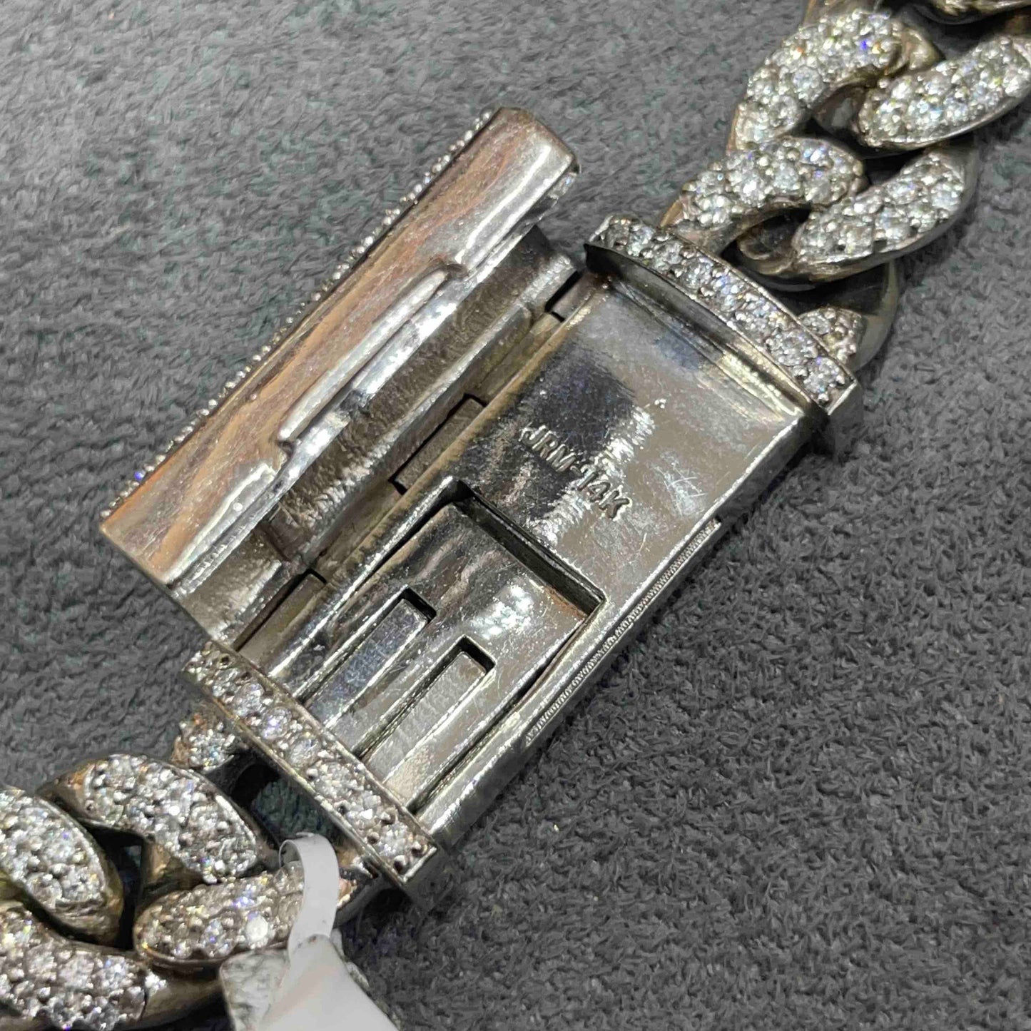 14k Bust Down Mariner Cuban Chain Rose 163 Grams | 19 ct | Two Tone
