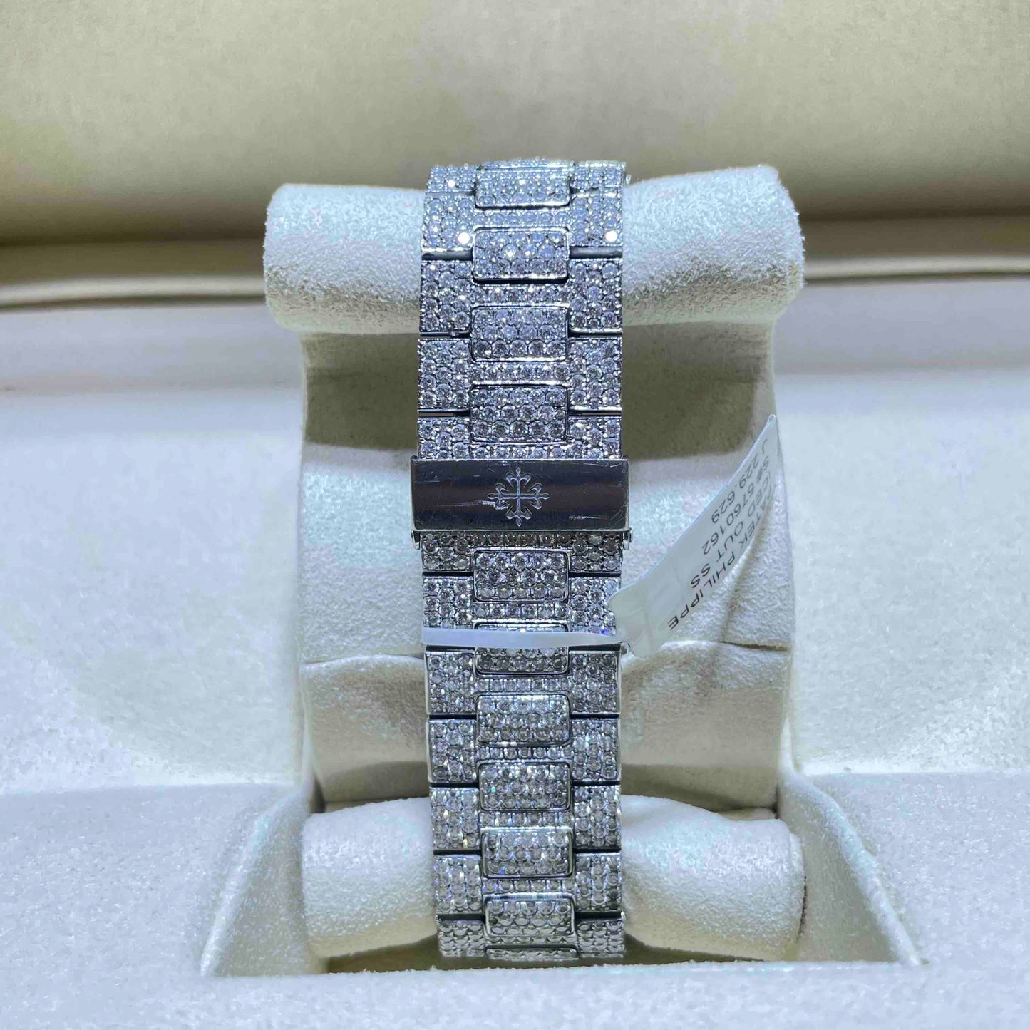 VVS Patek Philippe Nautilus 5980 Stainless Steel Bust Down Watch | 35+ cts
