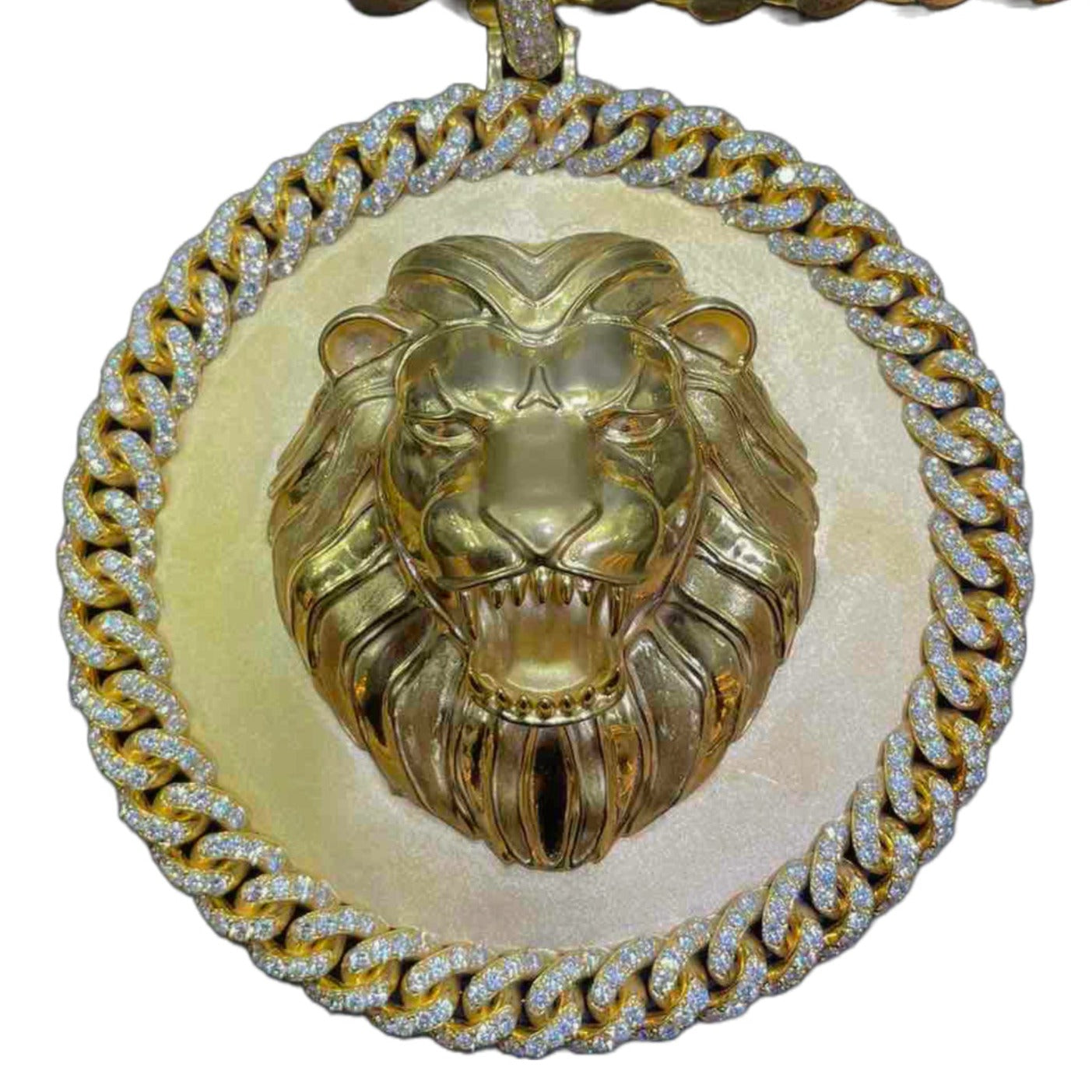 14K SOLID GOLD TIGER CHARM WITH VVS-1 DIAMONDS