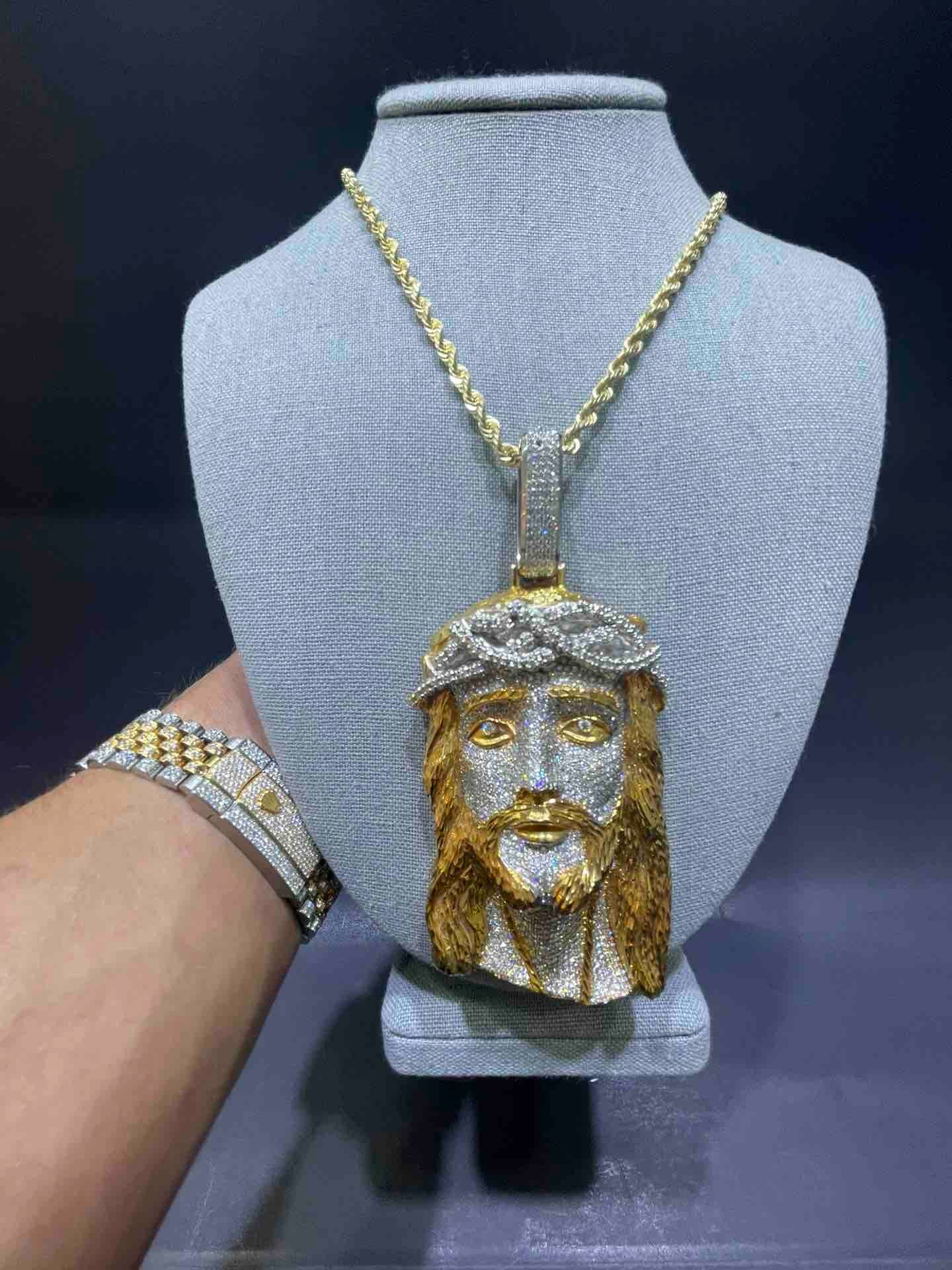 Iced Out Jesus Piece