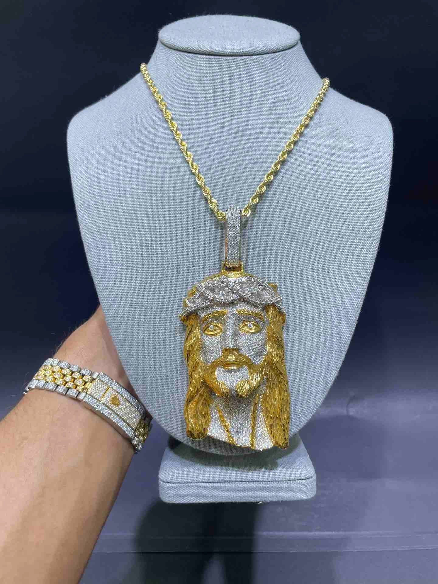 Iced Out Jesus Piece