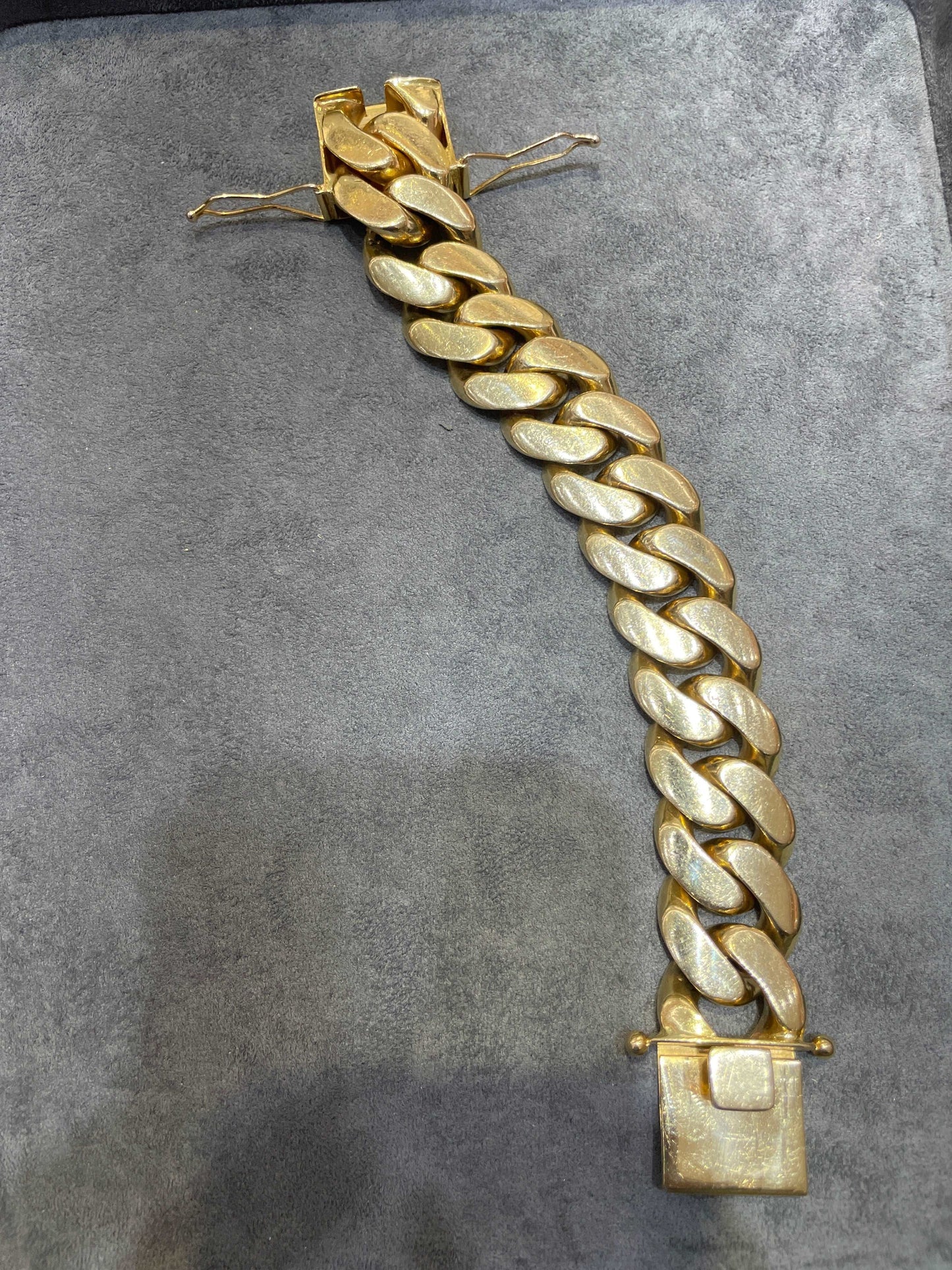 14k 26mm Miami Cuban link Bracelet 350 grams