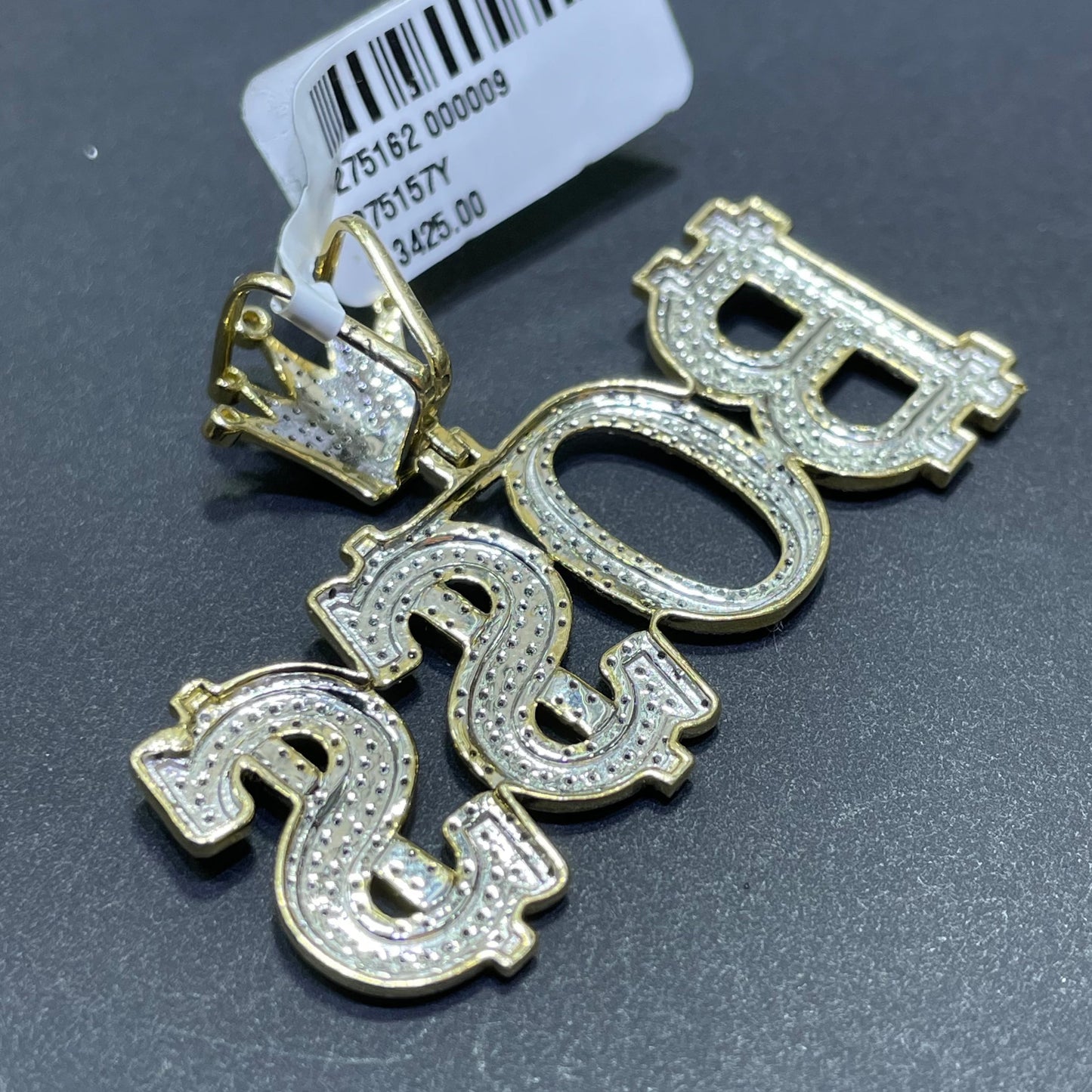 Iced Out Boss Pendant 14k Charm VS1 Natural Diamonds 2 cts