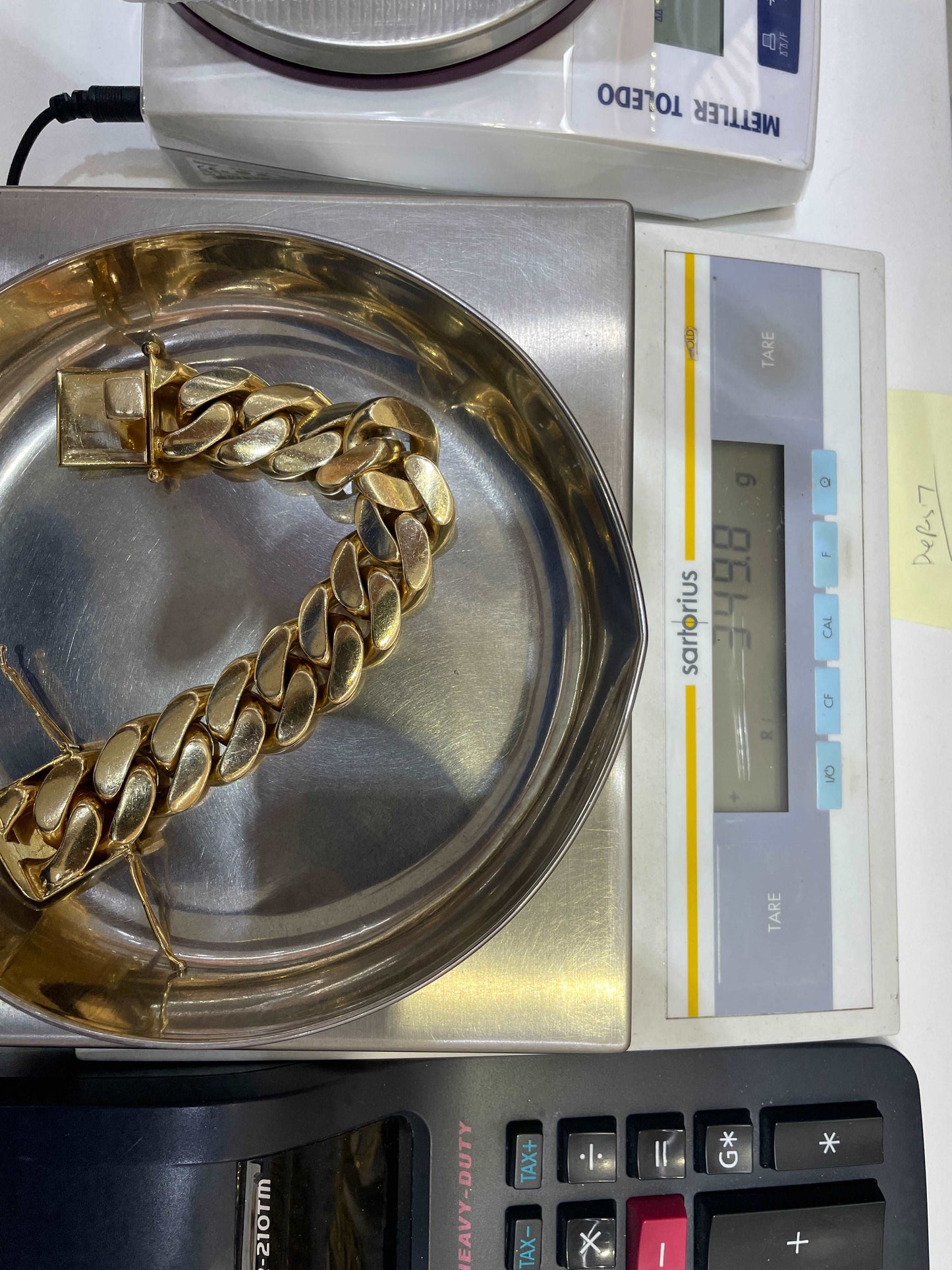 14k 26mm Miami Cuban link Bracelet 350 grams