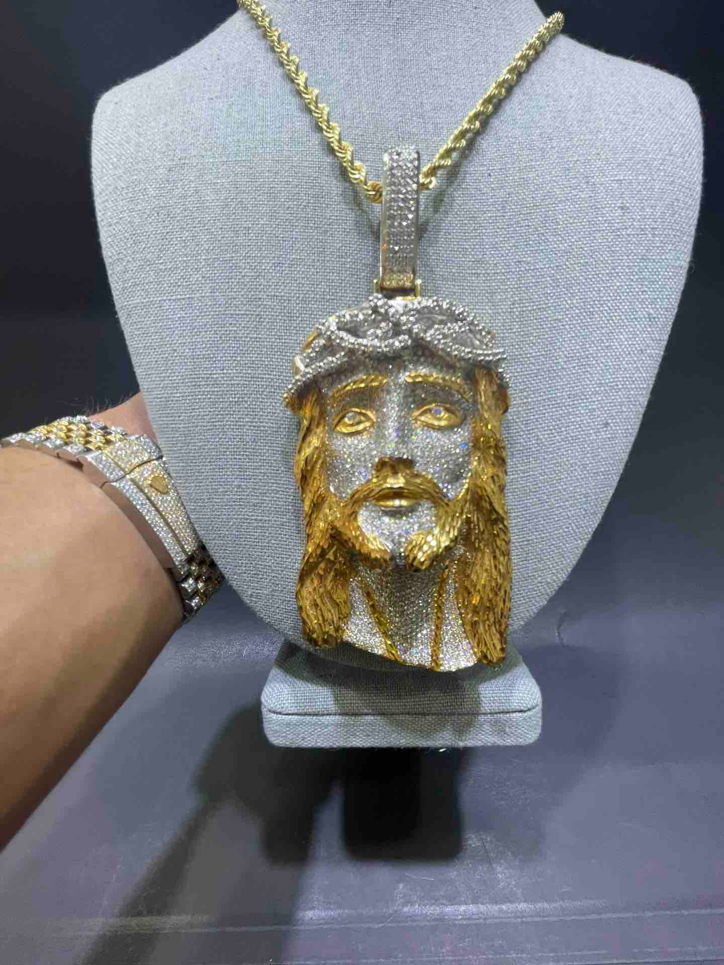 Iced Out Jesus Piece